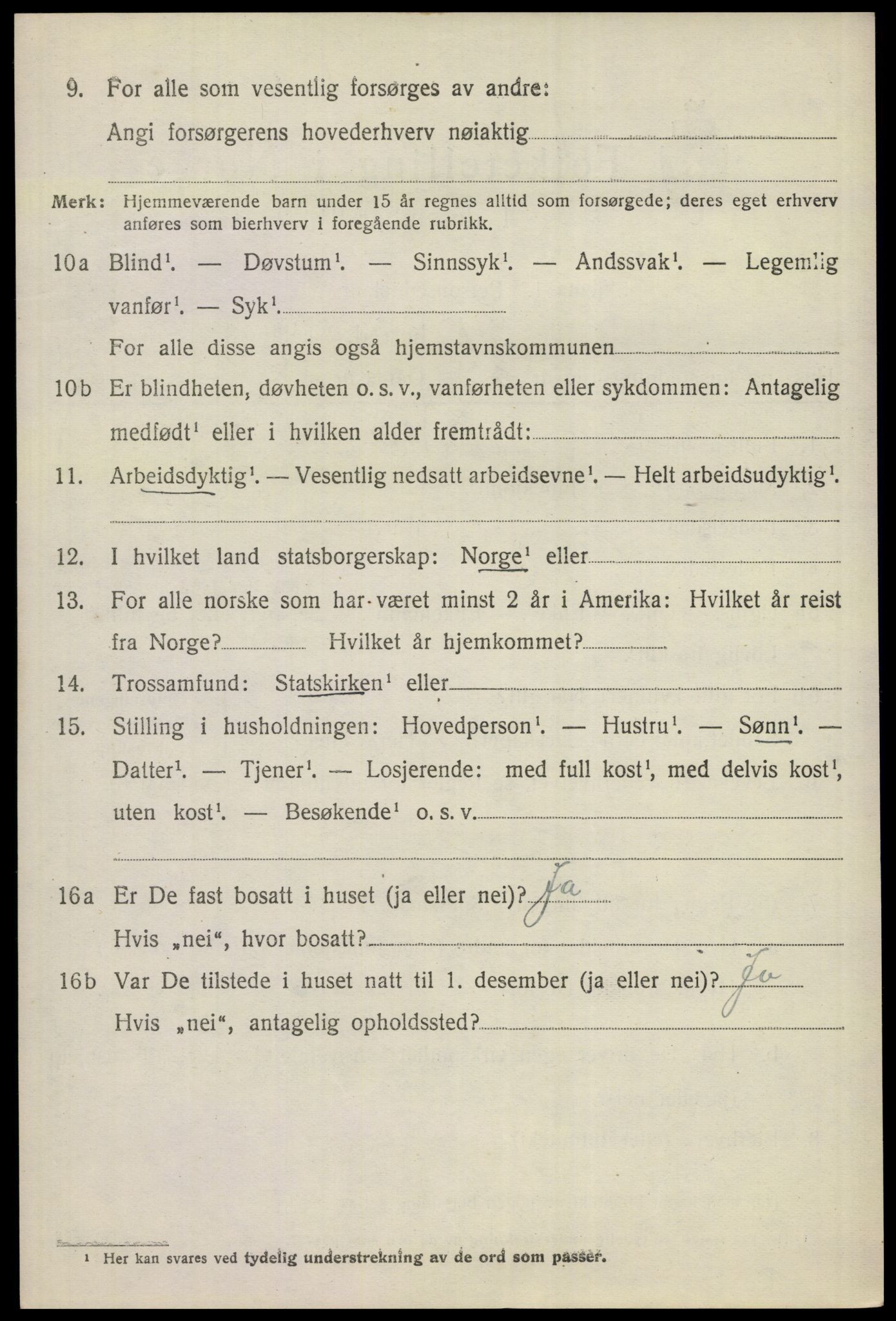 SAKO, Folketelling 1920 for 0617 Gol herred, 1920, s. 2217