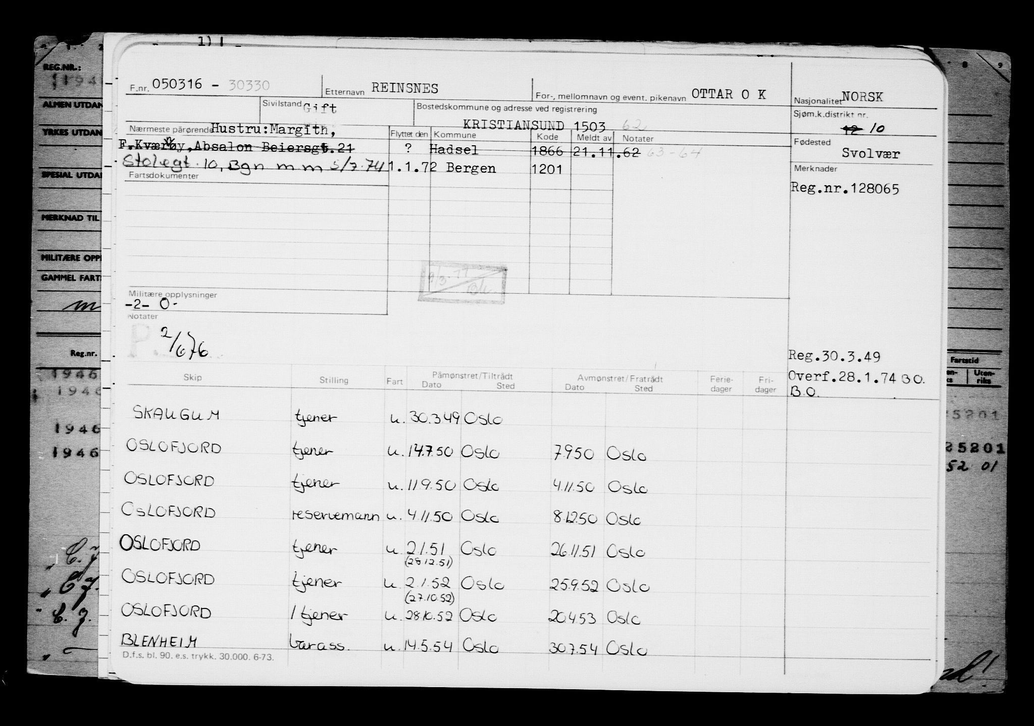 Direktoratet for sjømenn, AV/RA-S-3545/G/Gb/L0137: Hovedkort, 1916, s. 281