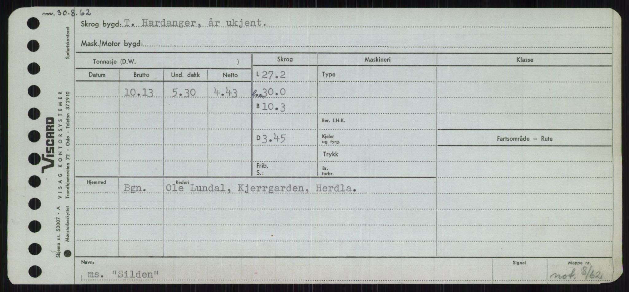 Sjøfartsdirektoratet med forløpere, Skipsmålingen, AV/RA-S-1627/H/Ha/L0005/0001: Fartøy, S-Sven / Fartøy, S-Skji, s. 417