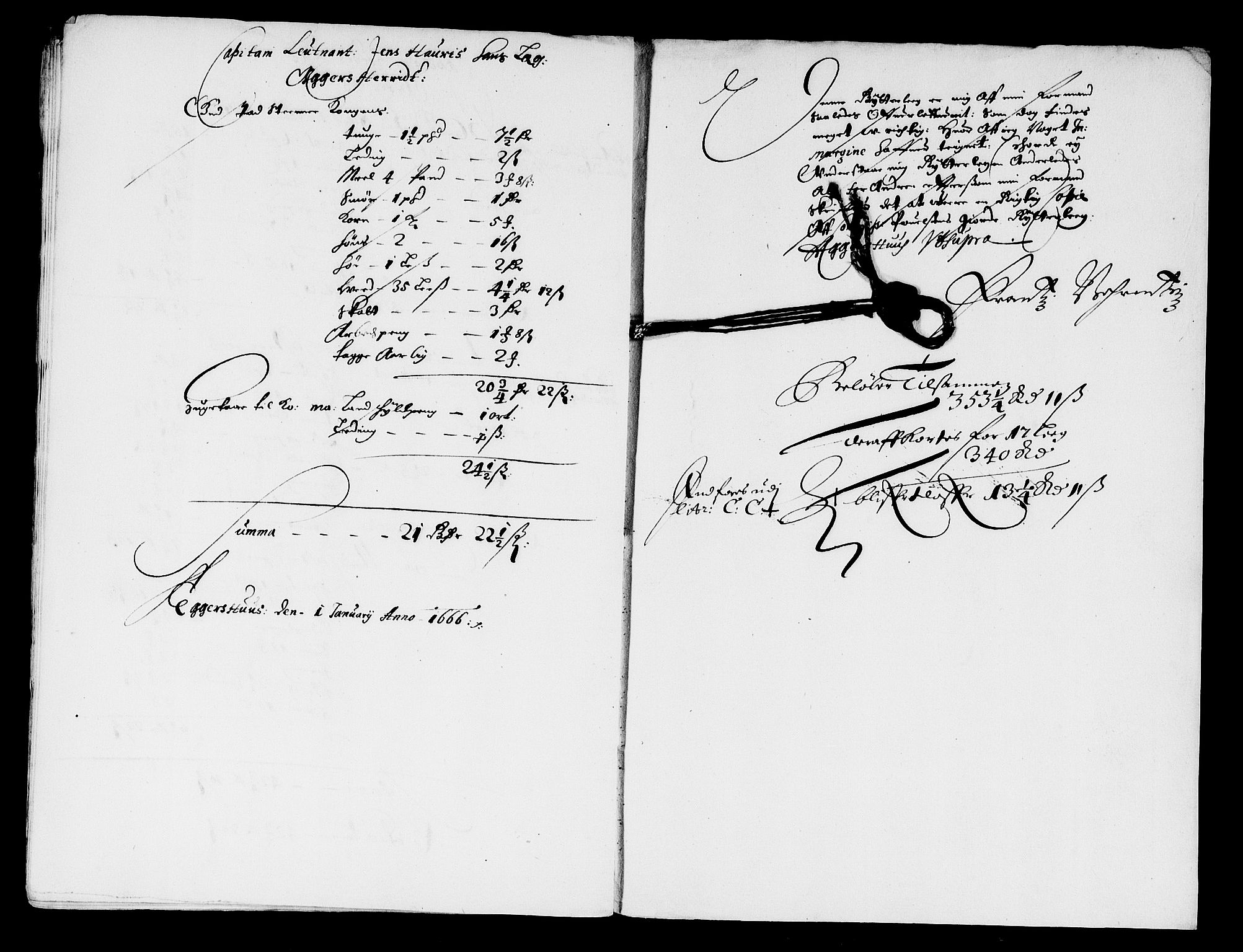 Rentekammeret inntil 1814, Reviderte regnskaper, Stiftamtstueregnskaper, Landkommissariatet på Akershus og Akershus stiftamt, AV/RA-EA-5869/R/Ra/L0029: Landkommissariatet på Akershus, 1665