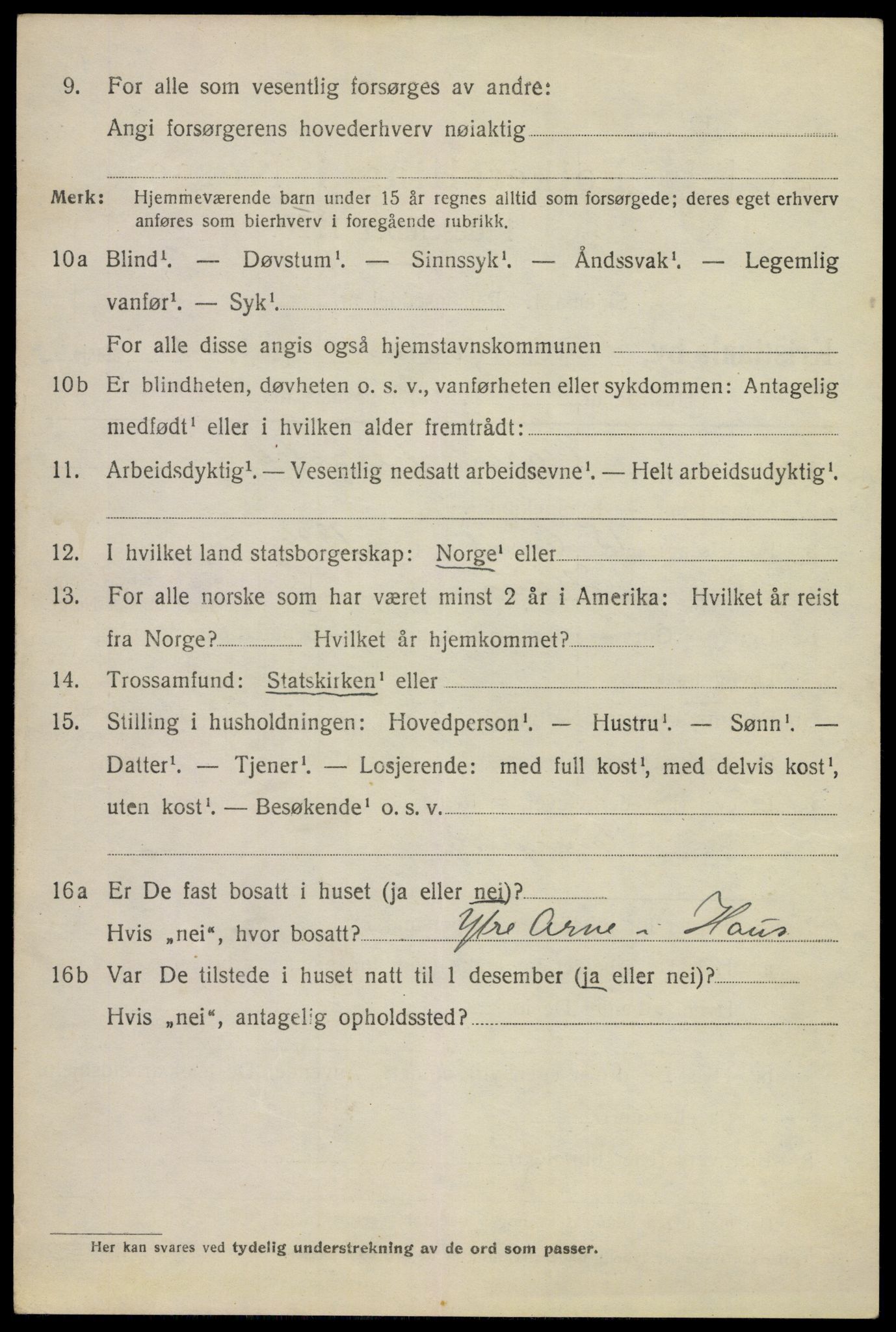 SAO, Folketelling 1920 for 0301 Kristiania kjøpstad, 1920, s. 333414