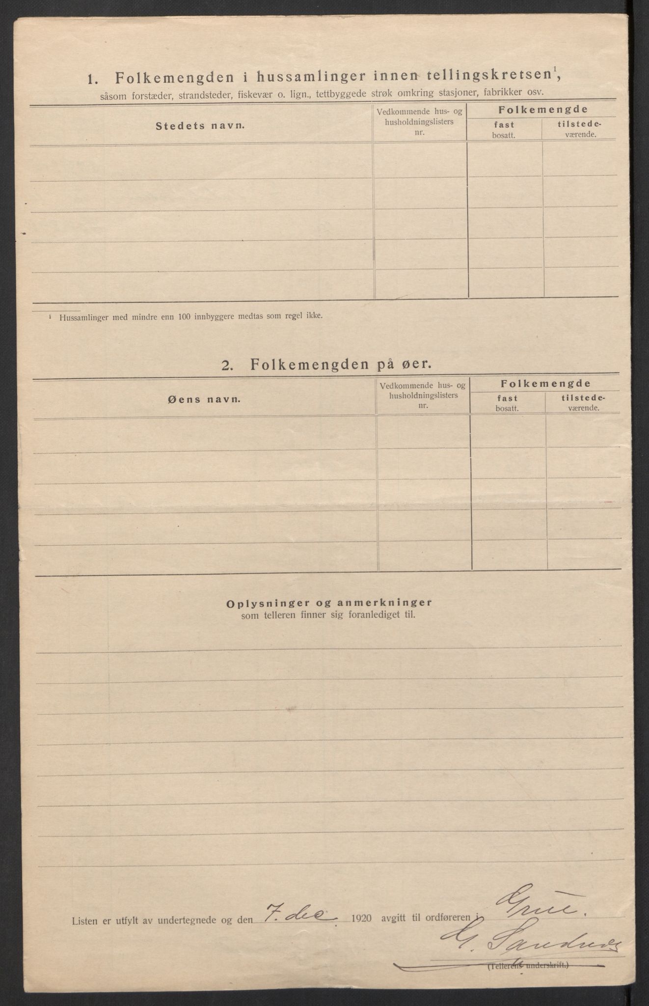 SAH, Folketelling 1920 for 0423 Grue herred, 1920, s. 30