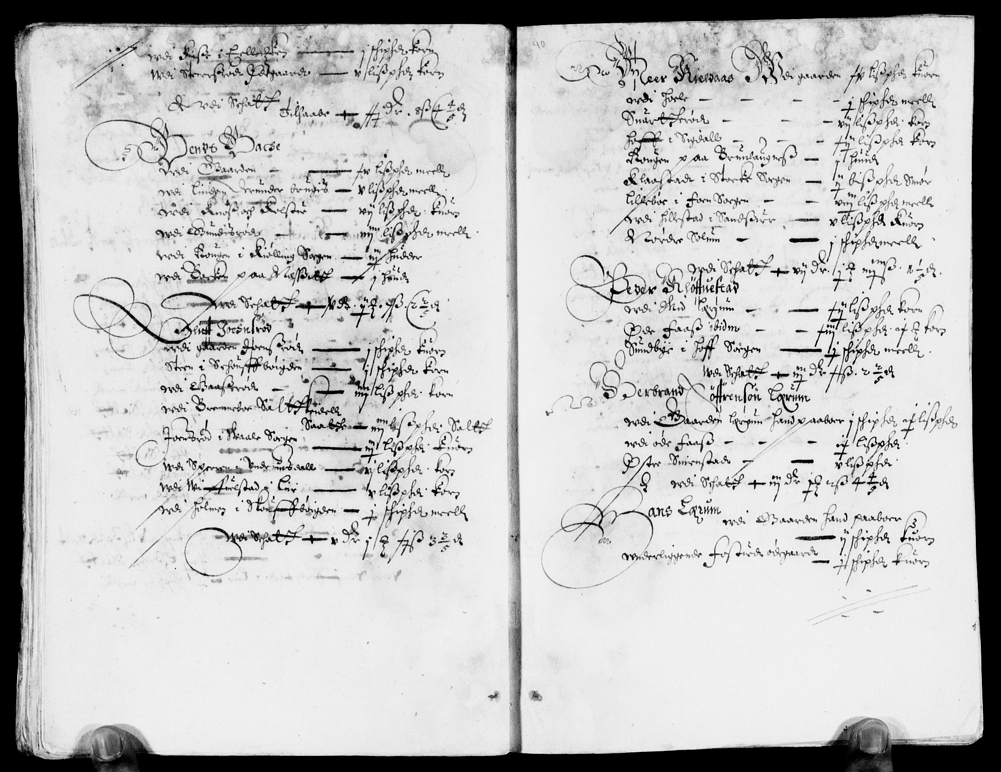 Rentekammeret inntil 1814, Reviderte regnskaper, Lensregnskaper, AV/RA-EA-5023/R/Rb/Rbo/L0024: Tønsberg len, 1642-1644