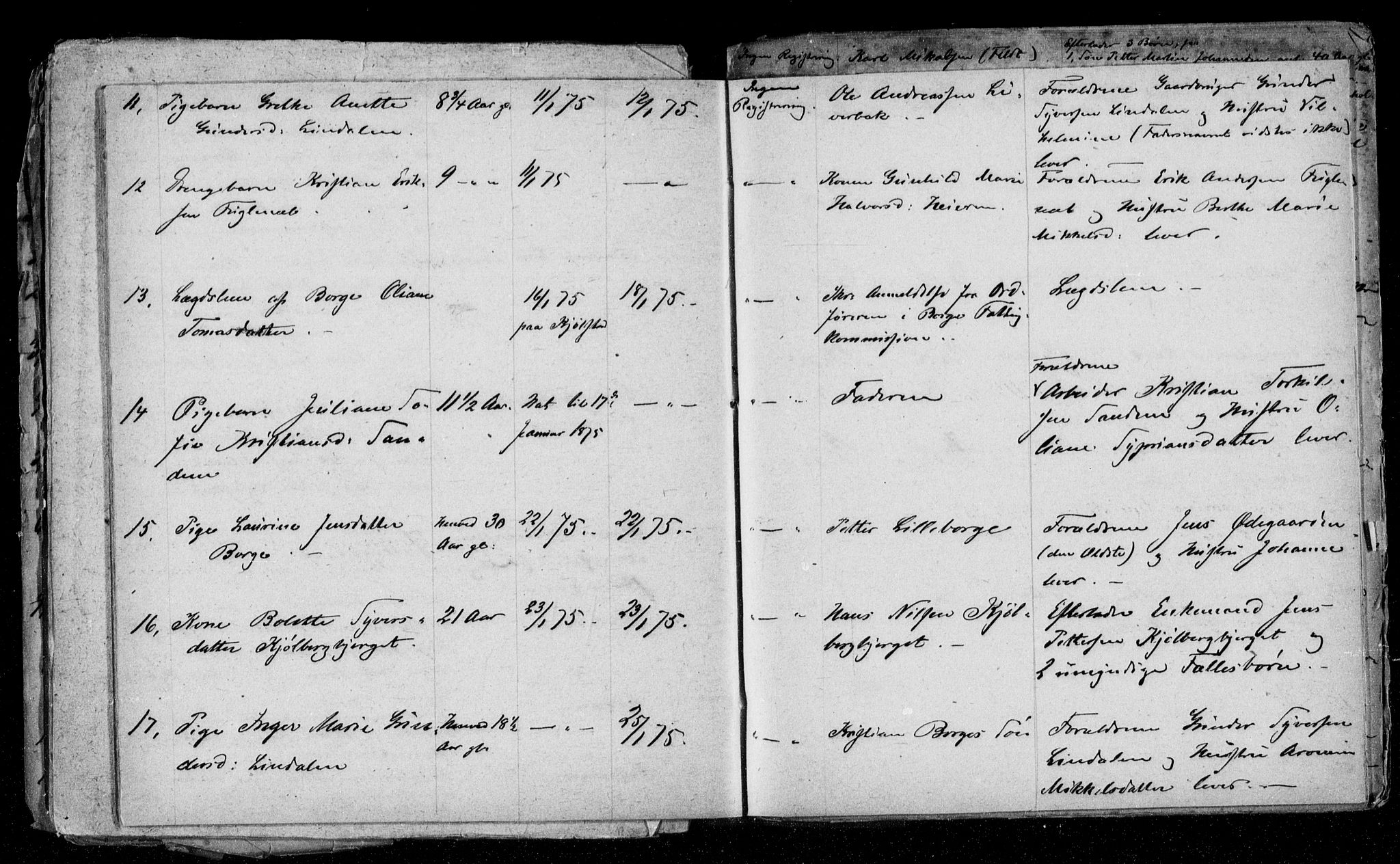 Borge lensmannskontor (Østfold), AV/SAO-A-10176/H/Ha/Haa/L0001: Dødsfallsprotokoll, 1856-1875