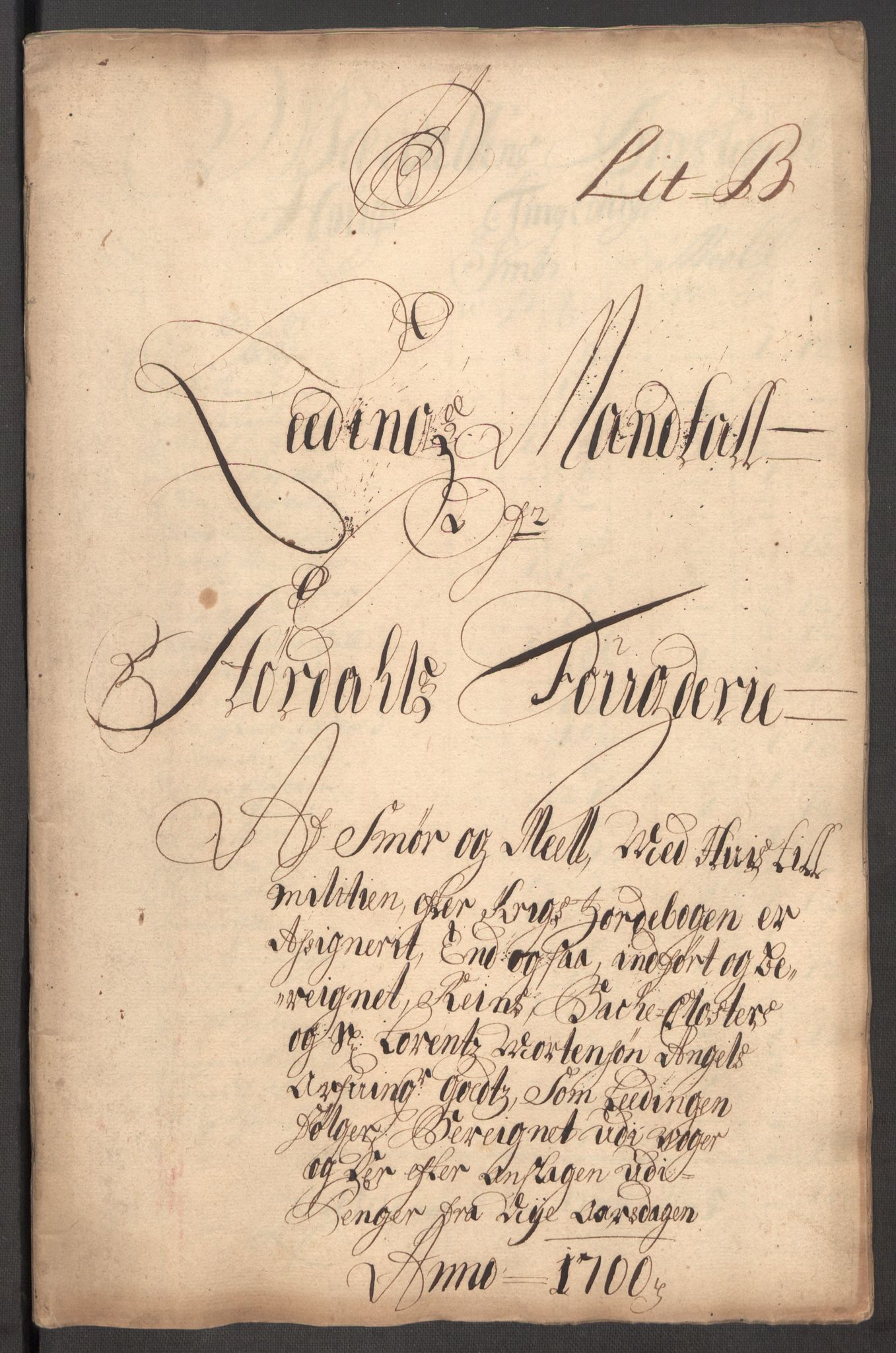 Rentekammeret inntil 1814, Reviderte regnskaper, Fogderegnskap, RA/EA-4092/R62/L4192: Fogderegnskap Stjørdal og Verdal, 1700, s. 107