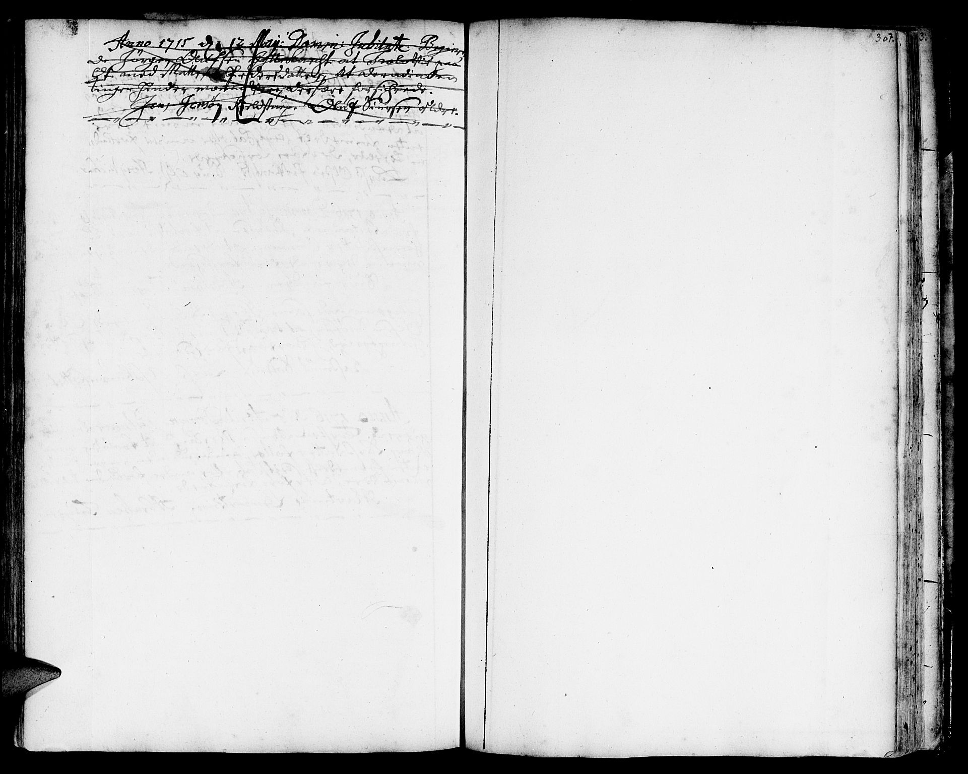 Ministerialprotokoller, klokkerbøker og fødselsregistre - Sør-Trøndelag, AV/SAT-A-1456/668/L0801: Ministerialbok nr. 668A01, 1695-1716, s. 306-307