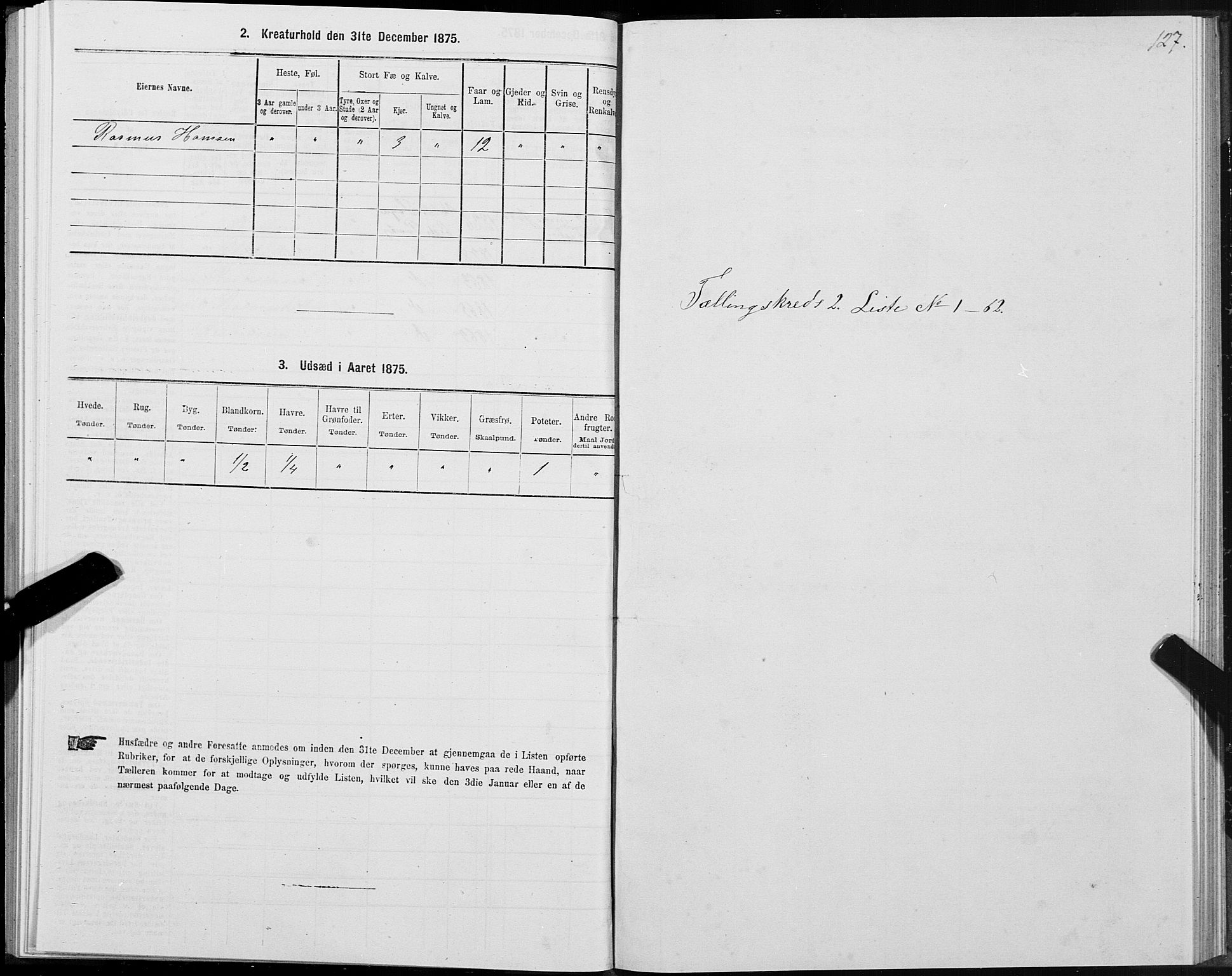 SAT, Folketelling 1875 for 1538P Eid prestegjeld, 1875, s. 1127