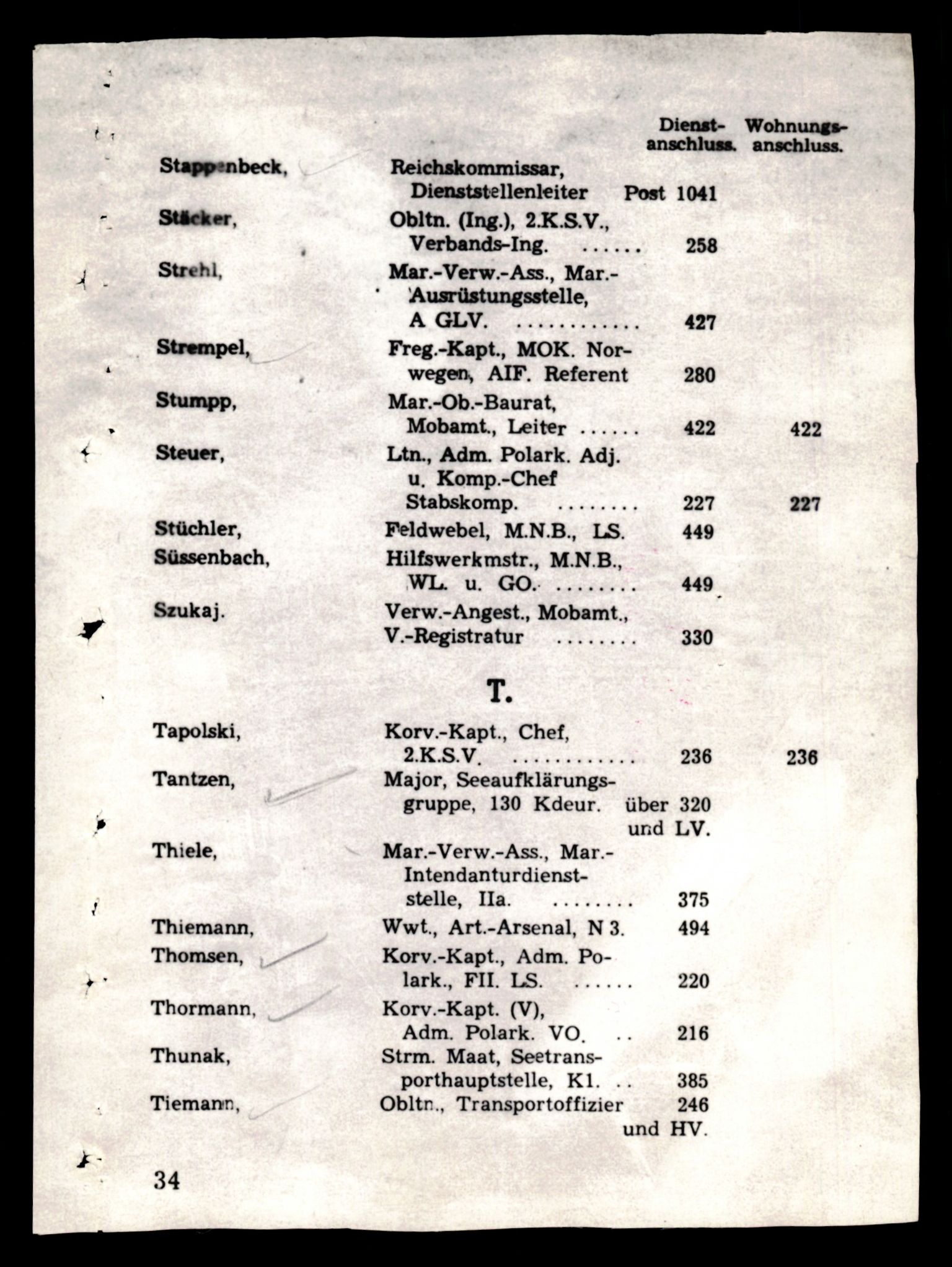 Forsvarets Overkommando. 2 kontor. Arkiv 11.4. Spredte tyske arkivsaker, AV/RA-RAFA-7031/D/Dar/Darb/L0014: Reichskommissariat., 1942-1944, s. 86