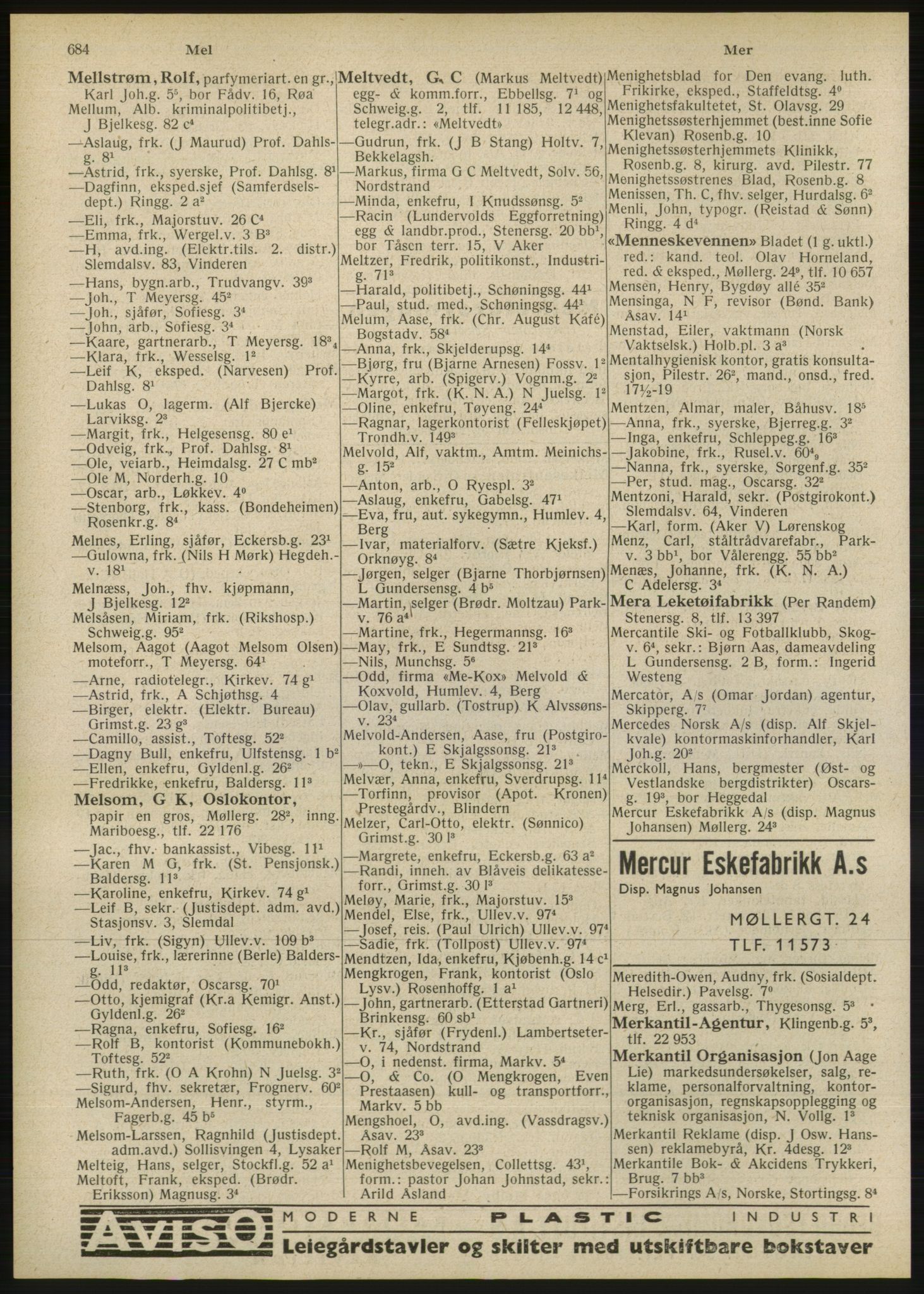 Kristiania/Oslo adressebok, PUBL/-, 1946, s. 846