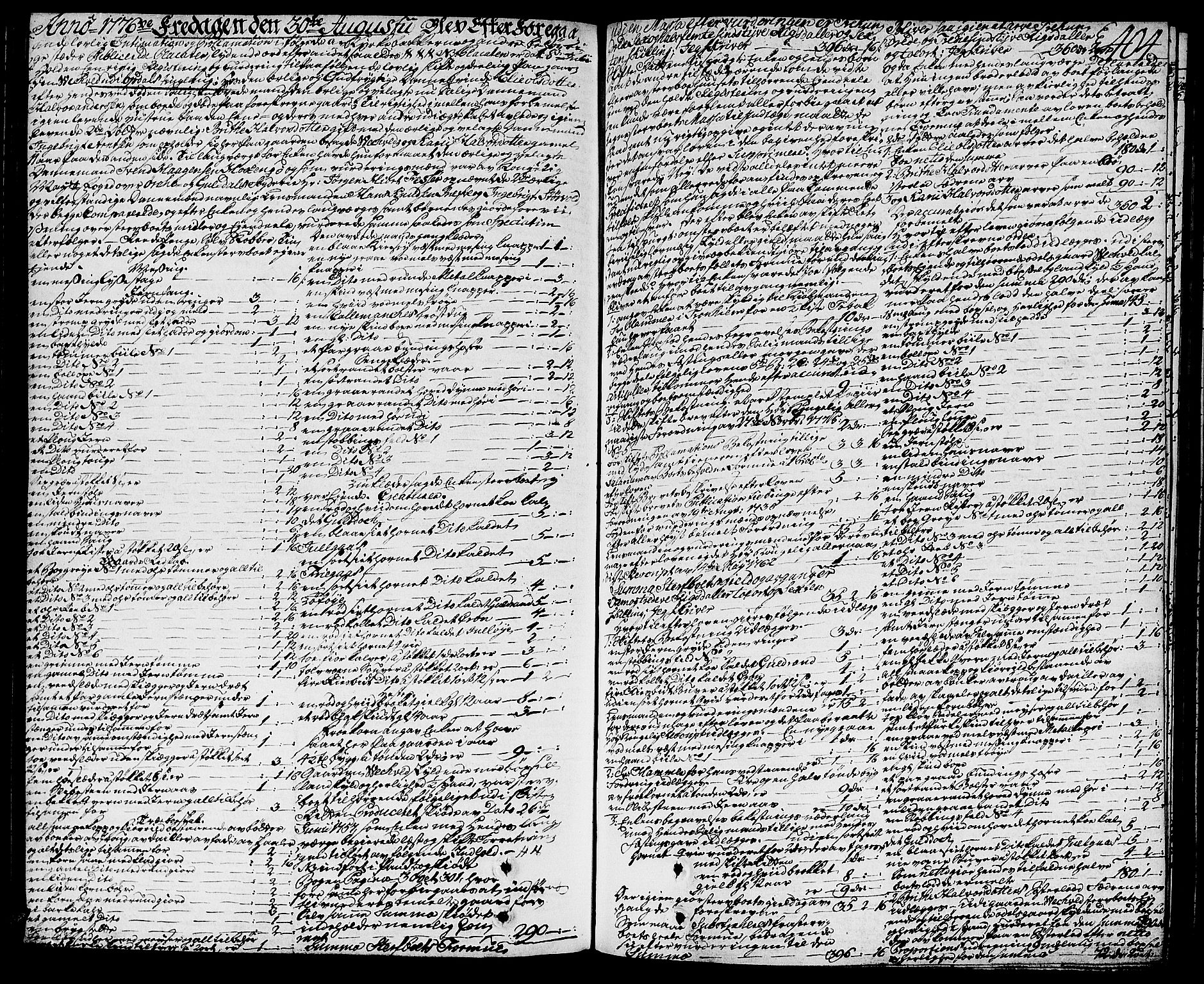 Orkdal sorenskriveri, SAT/A-4169/1/3/3Aa/L0007: Skifteprotokoller, 1767-1782, s. 403b-404a