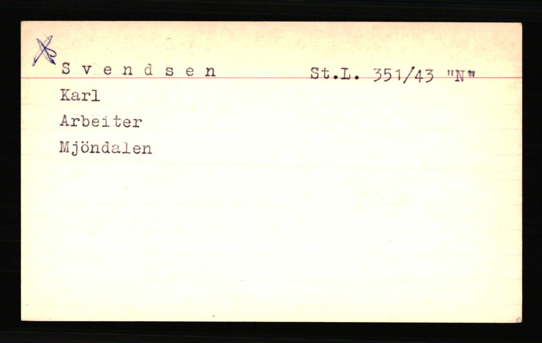 SS- und Polizeigericht Nord (IX), AV/RA-RAFA-3182/0001/C/Ca/L0006: kartotekkort for personer alfabetisk på etternavn: Q-S, 1940-1945, s. 709