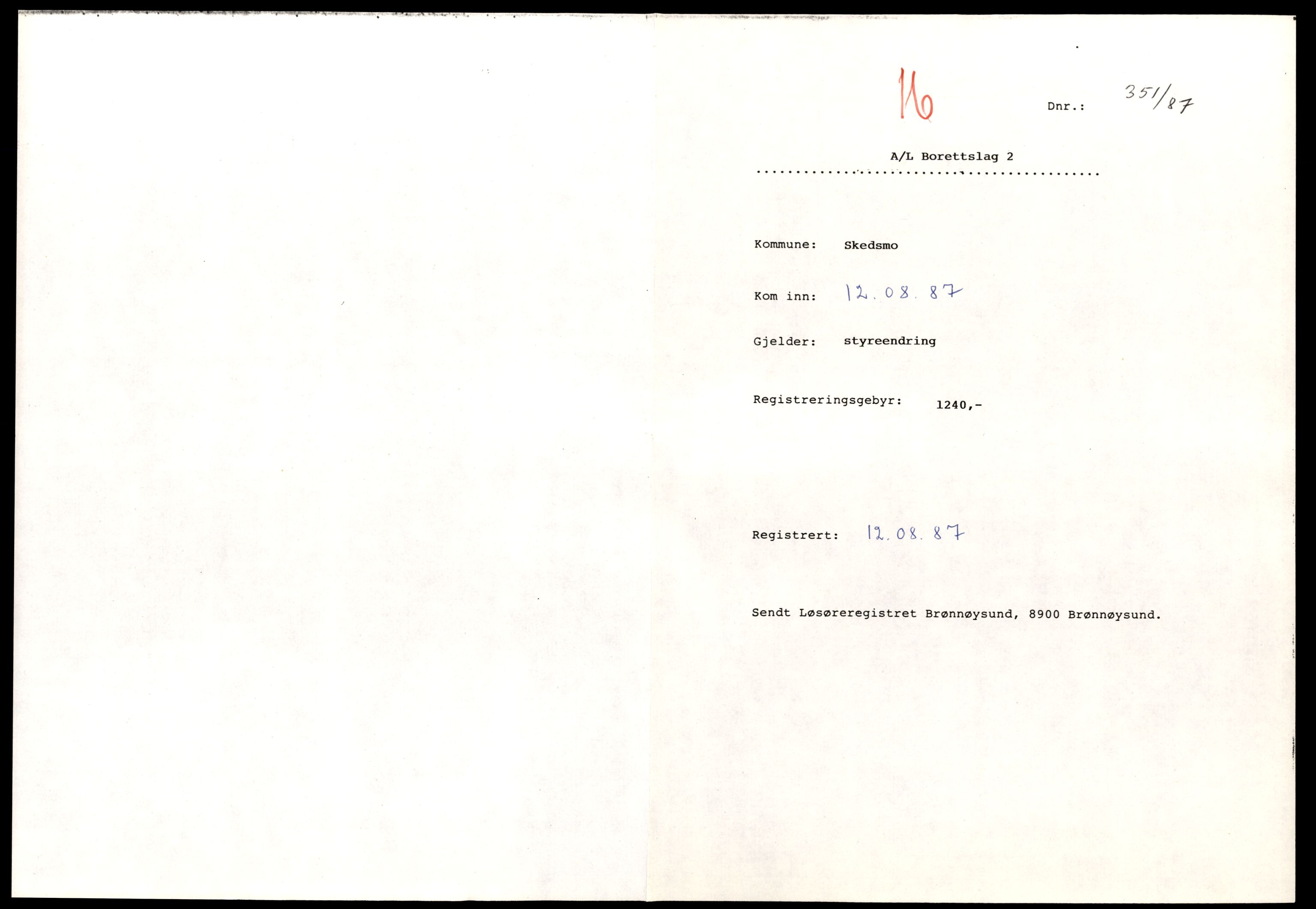 Nedre Romerike sorenskriveri, AV/SAT-A-10469/K/Ke/Ked/L0003: Enkeltmannsforetak, aksjeselskap og andelslag, Bor - By, 1944-1989