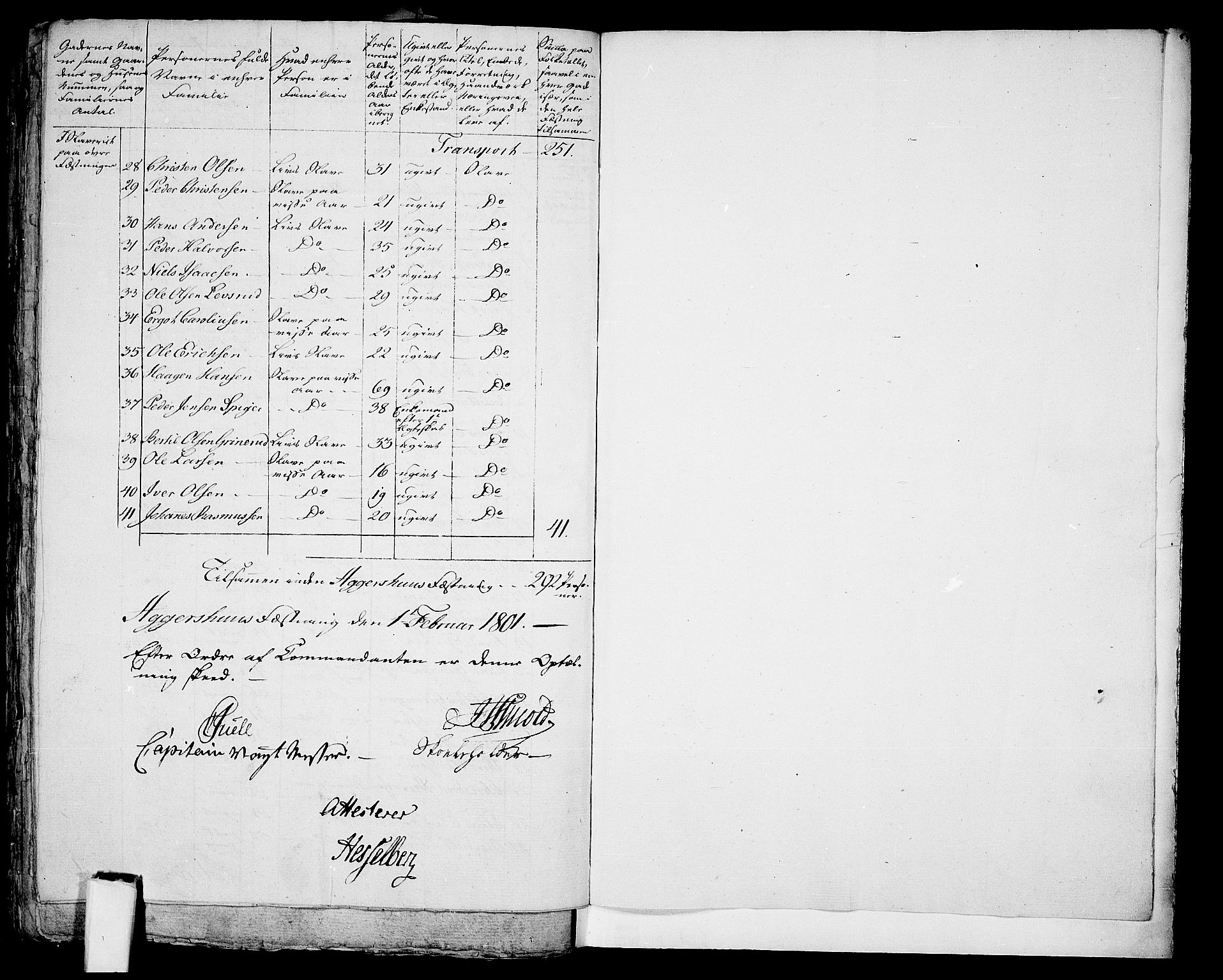 RA, Folketelling 1801 for 0301 Kristiania kjøpstad, 1801, s. 205b