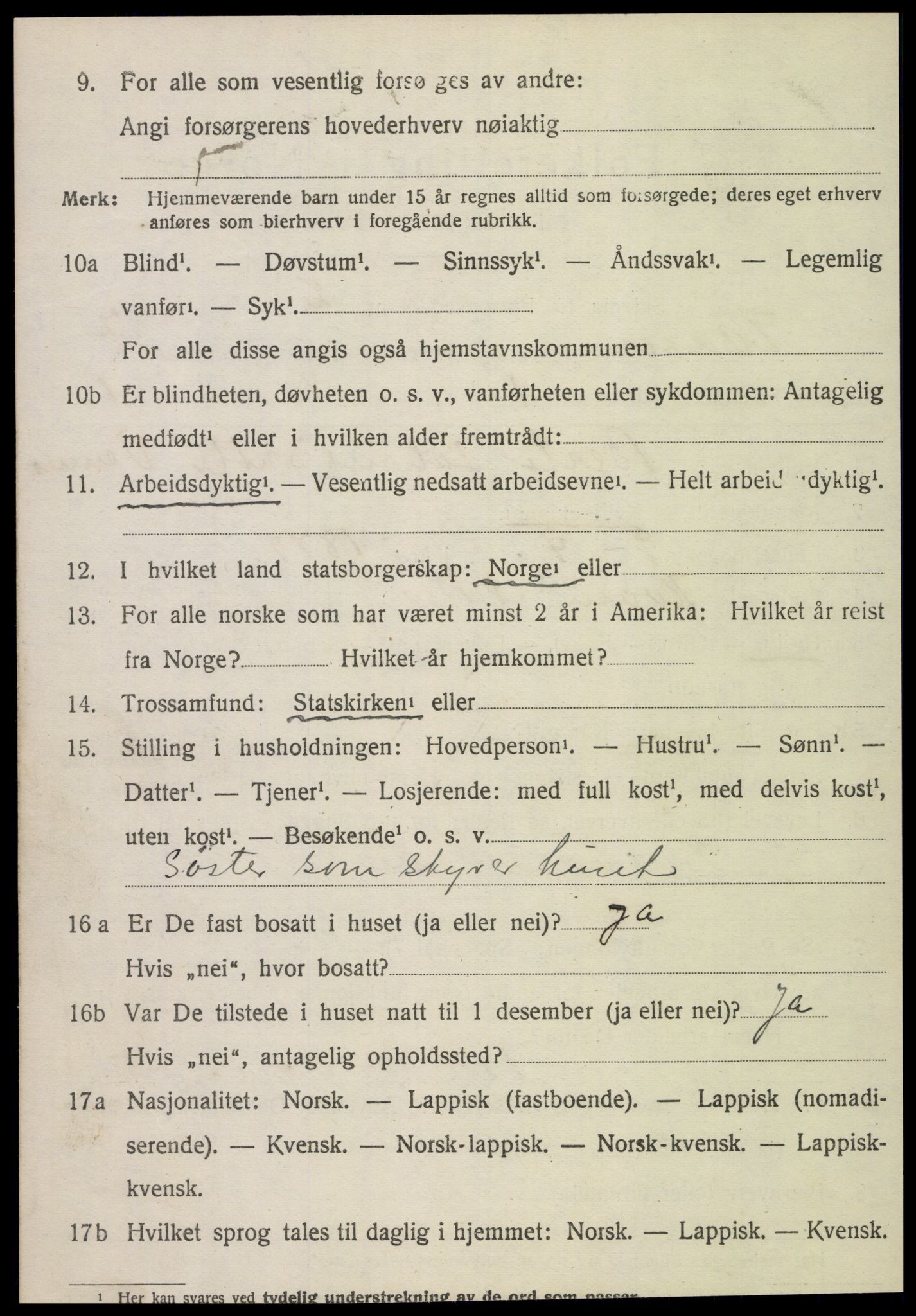 SAT, Folketelling 1920 for 1735 Kvam herred, 1920, s. 1804