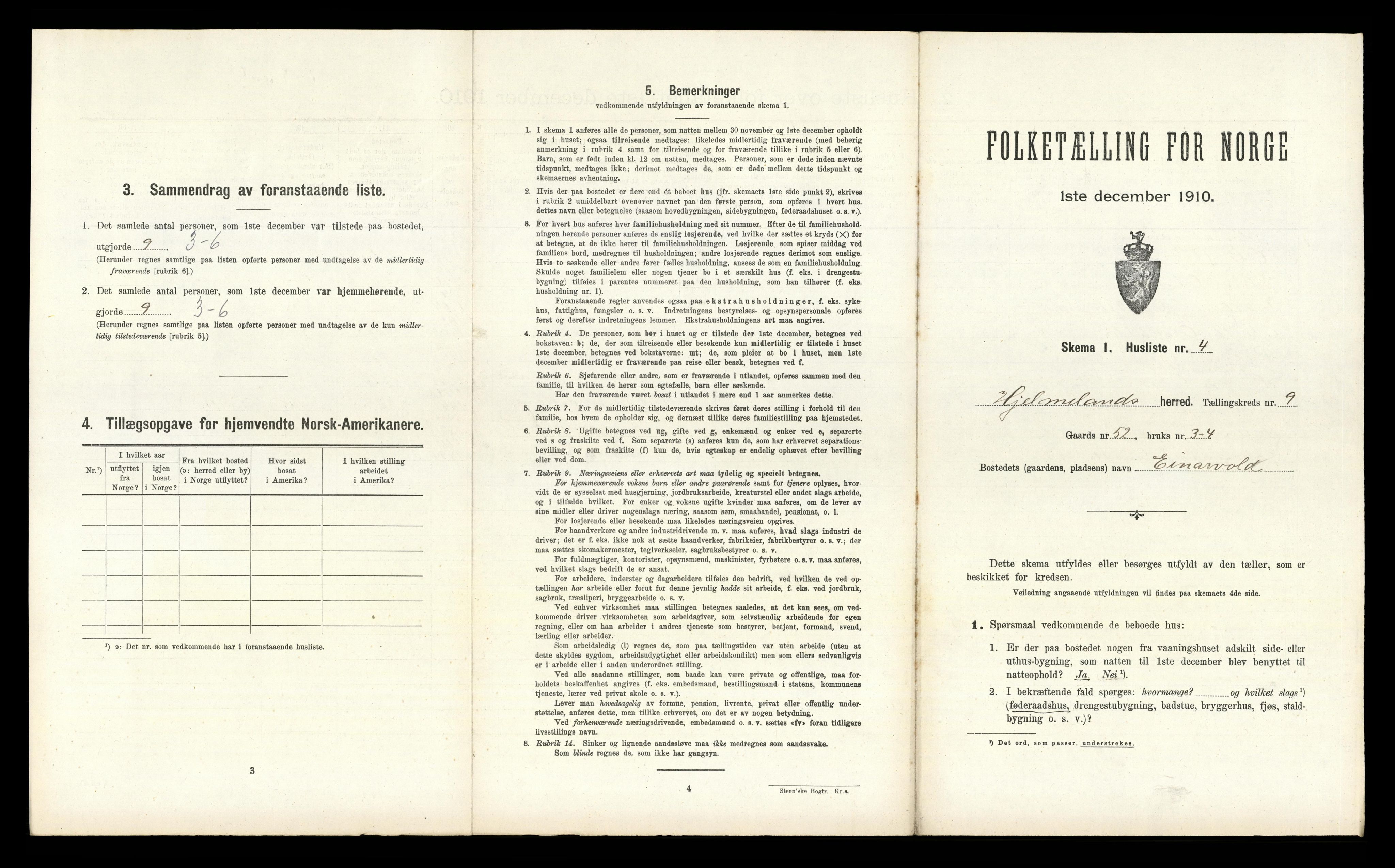 RA, Folketelling 1910 for 1133 Hjelmeland herred, 1910, s. 506