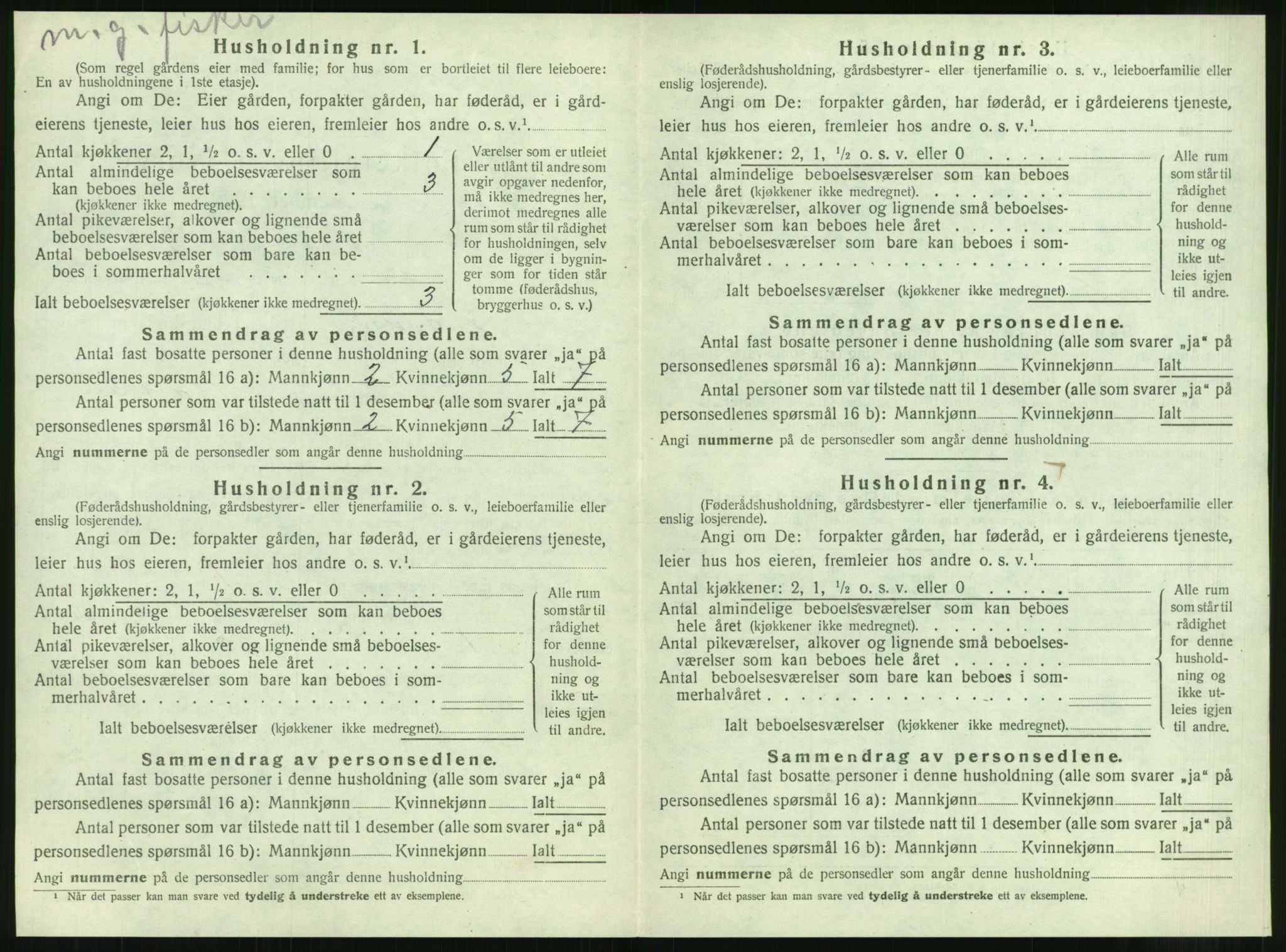 SAT, Folketelling 1920 for 1575 Hopen herred, 1920, s. 165