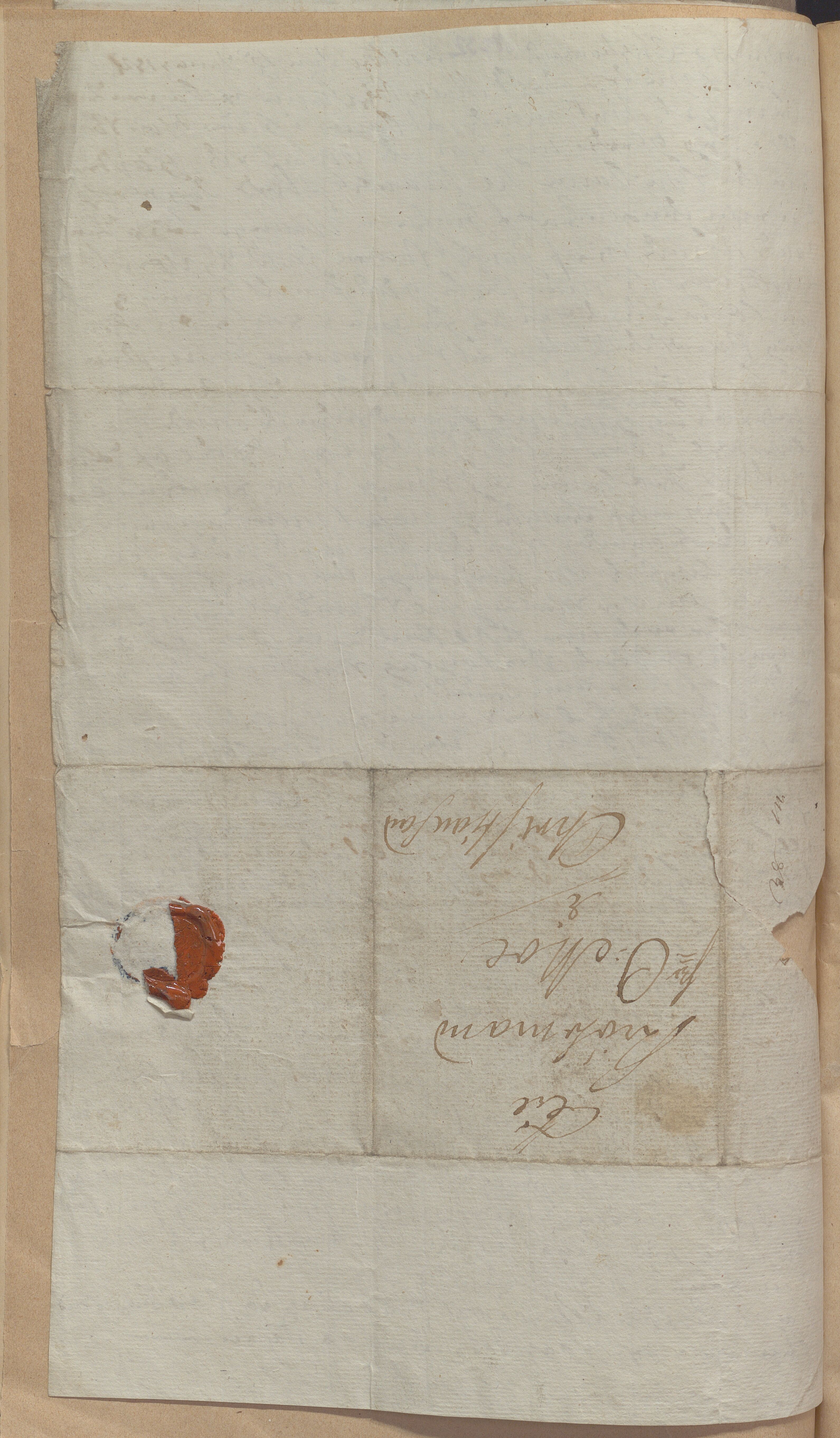 Heggtveitsamlingen, TMF/A-1007/H/L0050: Innbundne brev, Ms A, med innlagt registratur. , 1800-1850