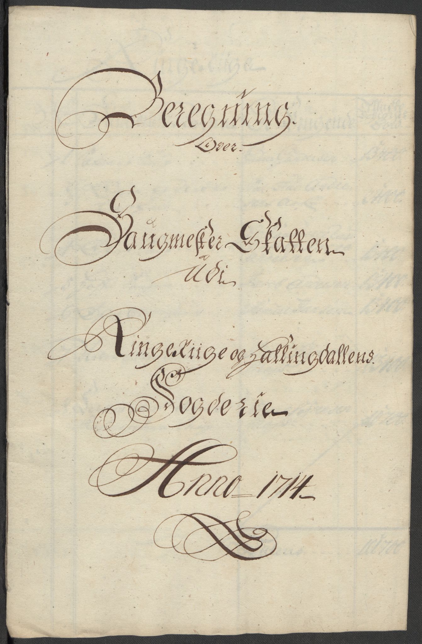 Rentekammeret inntil 1814, Reviderte regnskaper, Fogderegnskap, RA/EA-4092/R23/L1471: Fogderegnskap Ringerike og Hallingdal, 1713-1714, s. 375