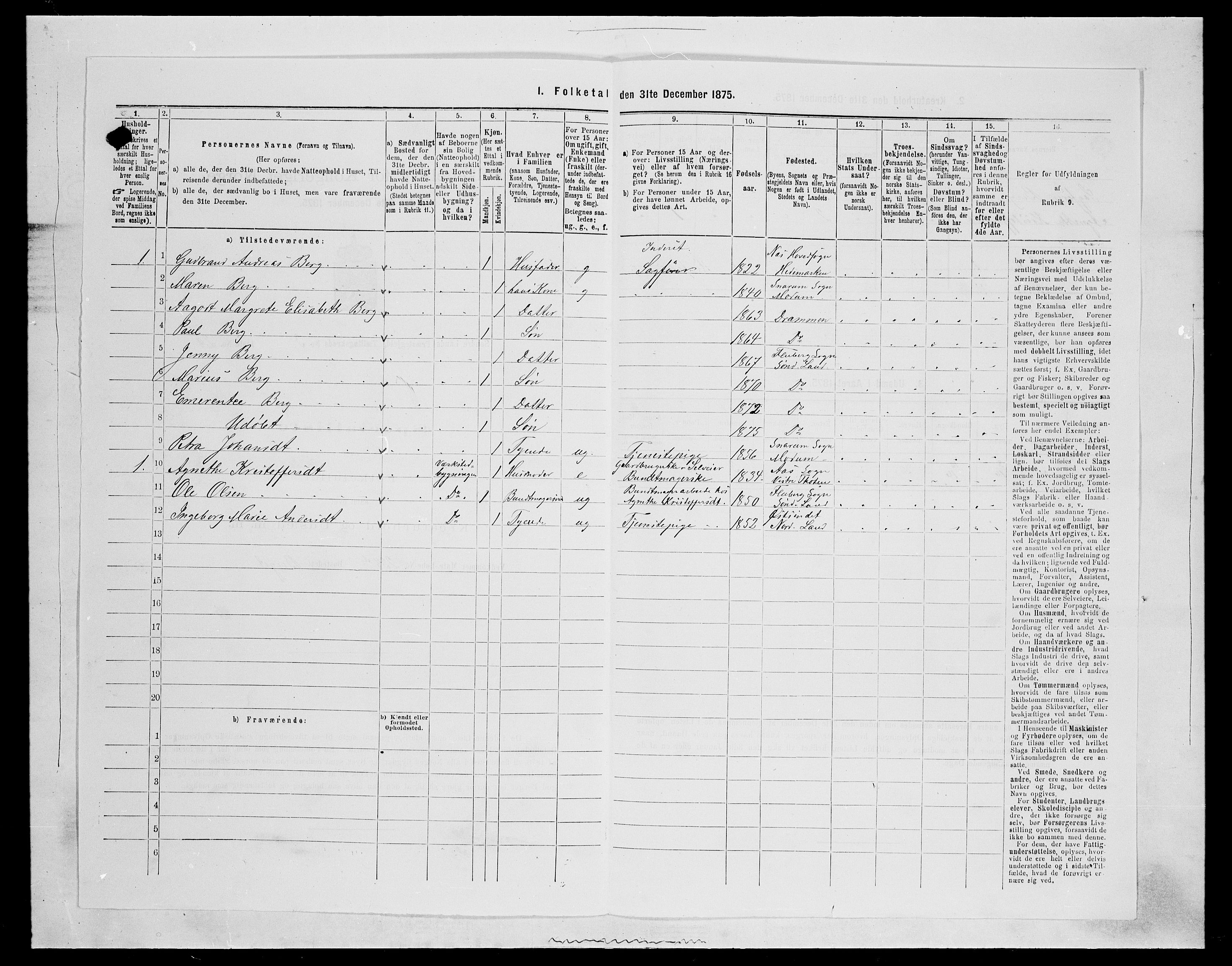 SAH, Folketelling 1875 for 0536P Søndre Land prestegjeld, 1875, s. 509