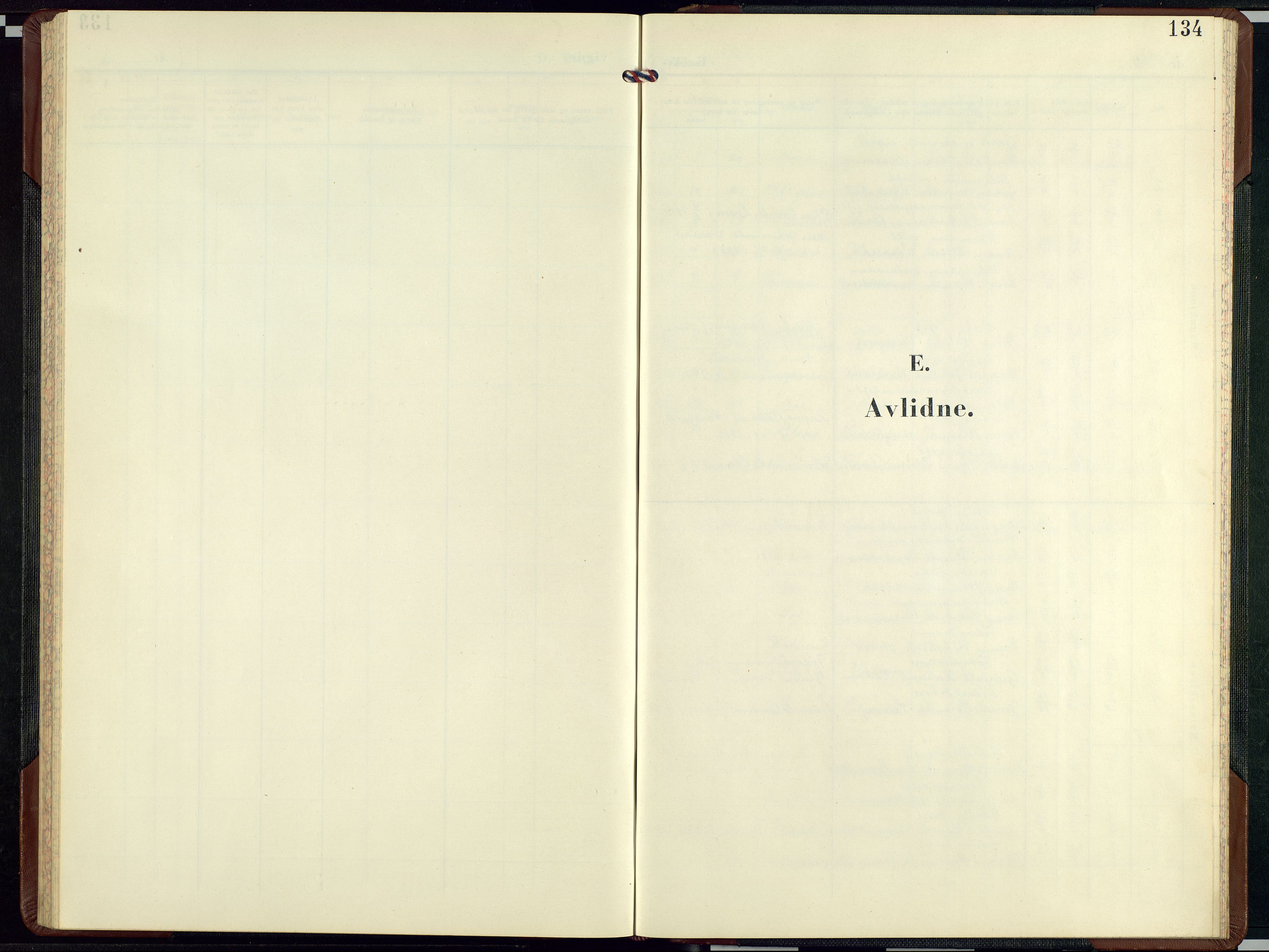 Øyer prestekontor, SAH/PREST-084/H/Ha/Hab/L0011: Klokkerbok nr. 11, 1954-1966, s. 134