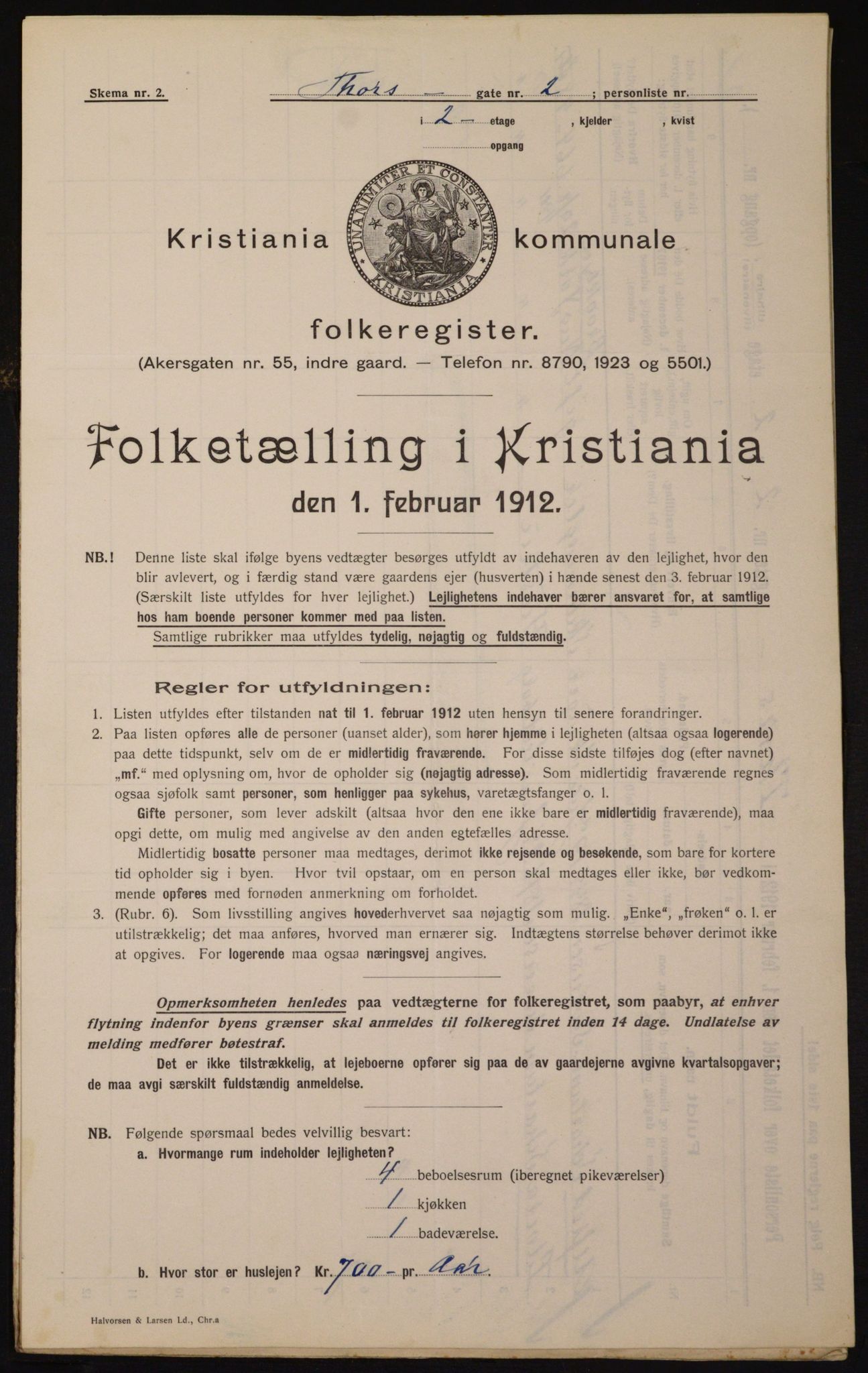 OBA, Kommunal folketelling 1.2.1912 for Kristiania, 1912, s. 114329