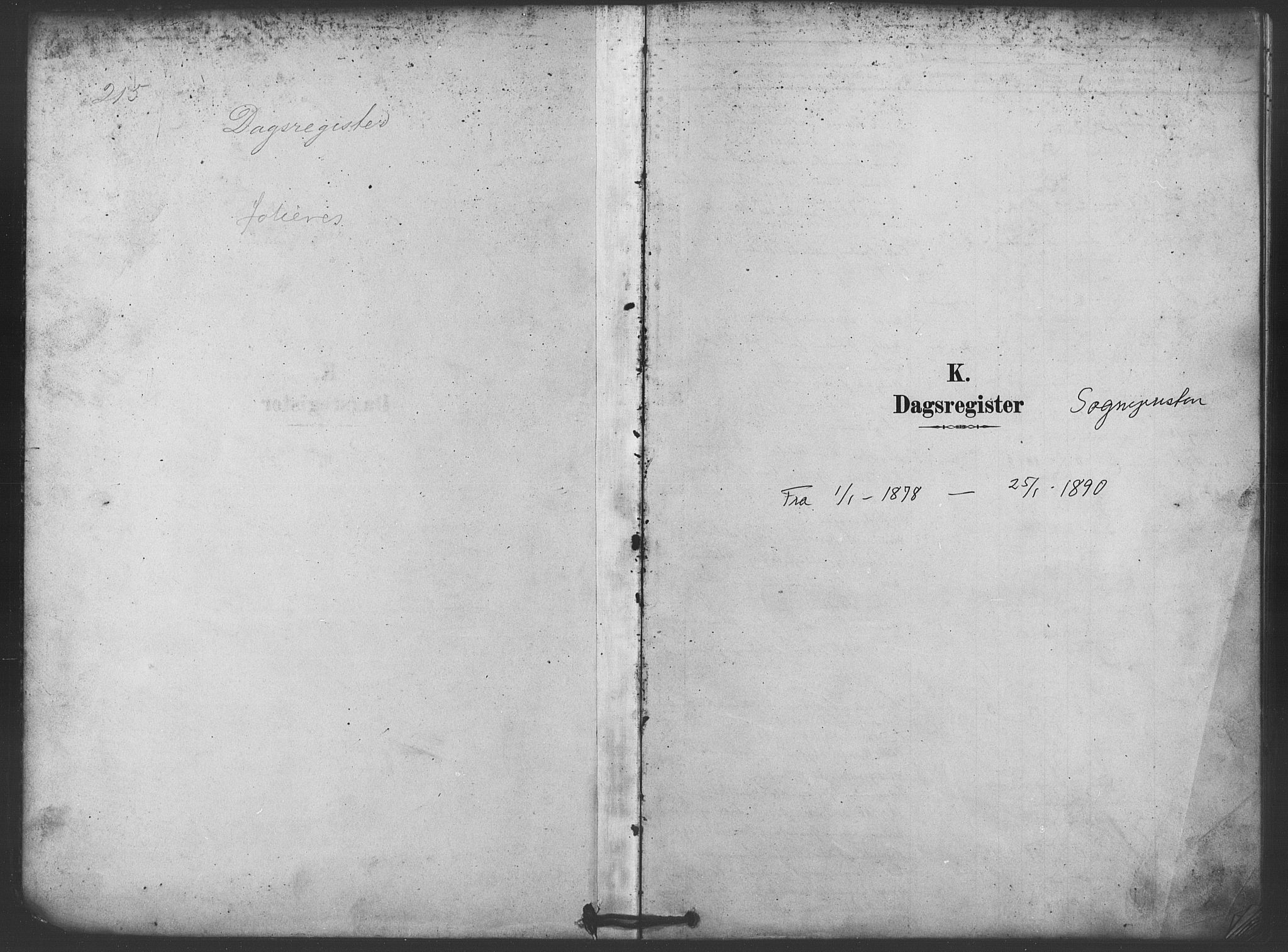 Trefoldighet prestekontor Kirkebøker, SAO/A-10882/I/Ia/L0002: Dagregister nr. 2, 1878-1890