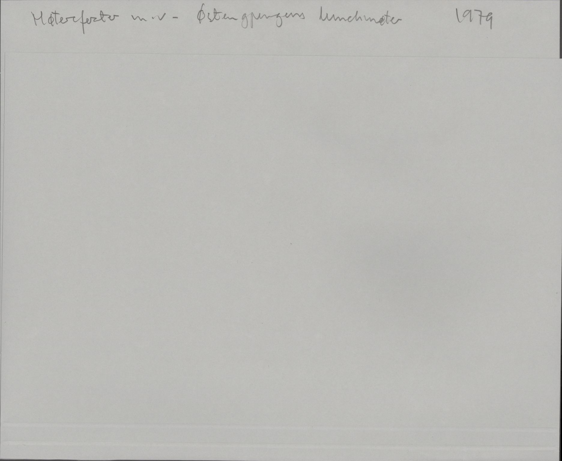 "17-Gruppen Kina", AV/RA-PA-1688/A/L0001: Møtereferater, 1979-1986, s. 1