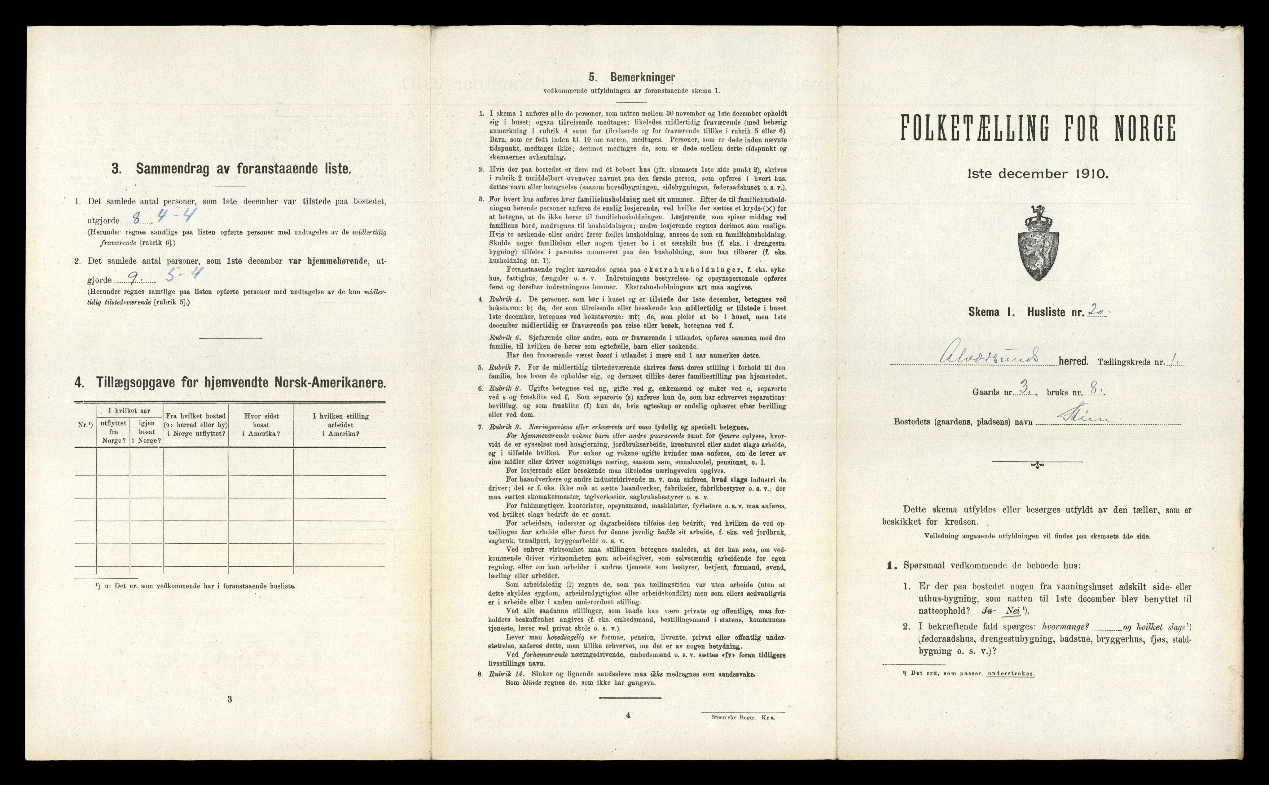RA, Folketelling 1910 for 1257 Alversund herred, 1910, s. 92