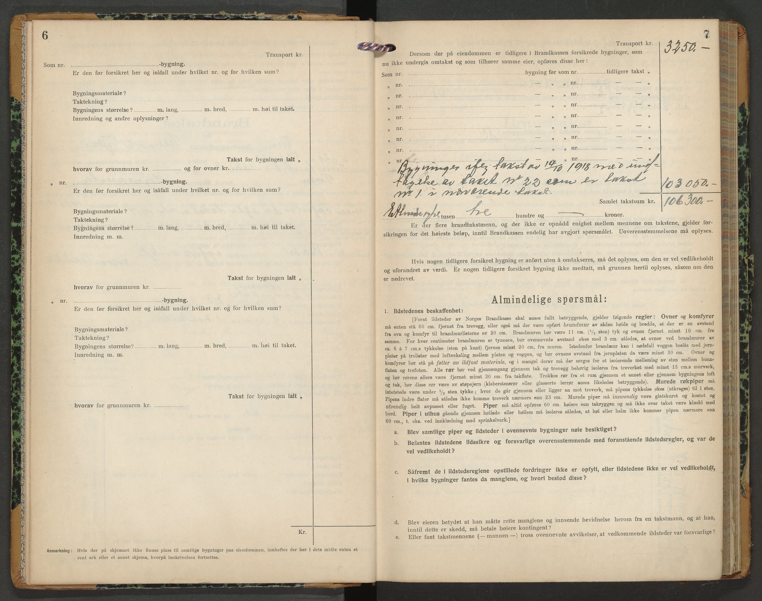 Tinn lensmannskontor, AV/SAKO-A-576/Y/Yc/Ycb/L0004: Skjematakstprotokoll, 1920-1931