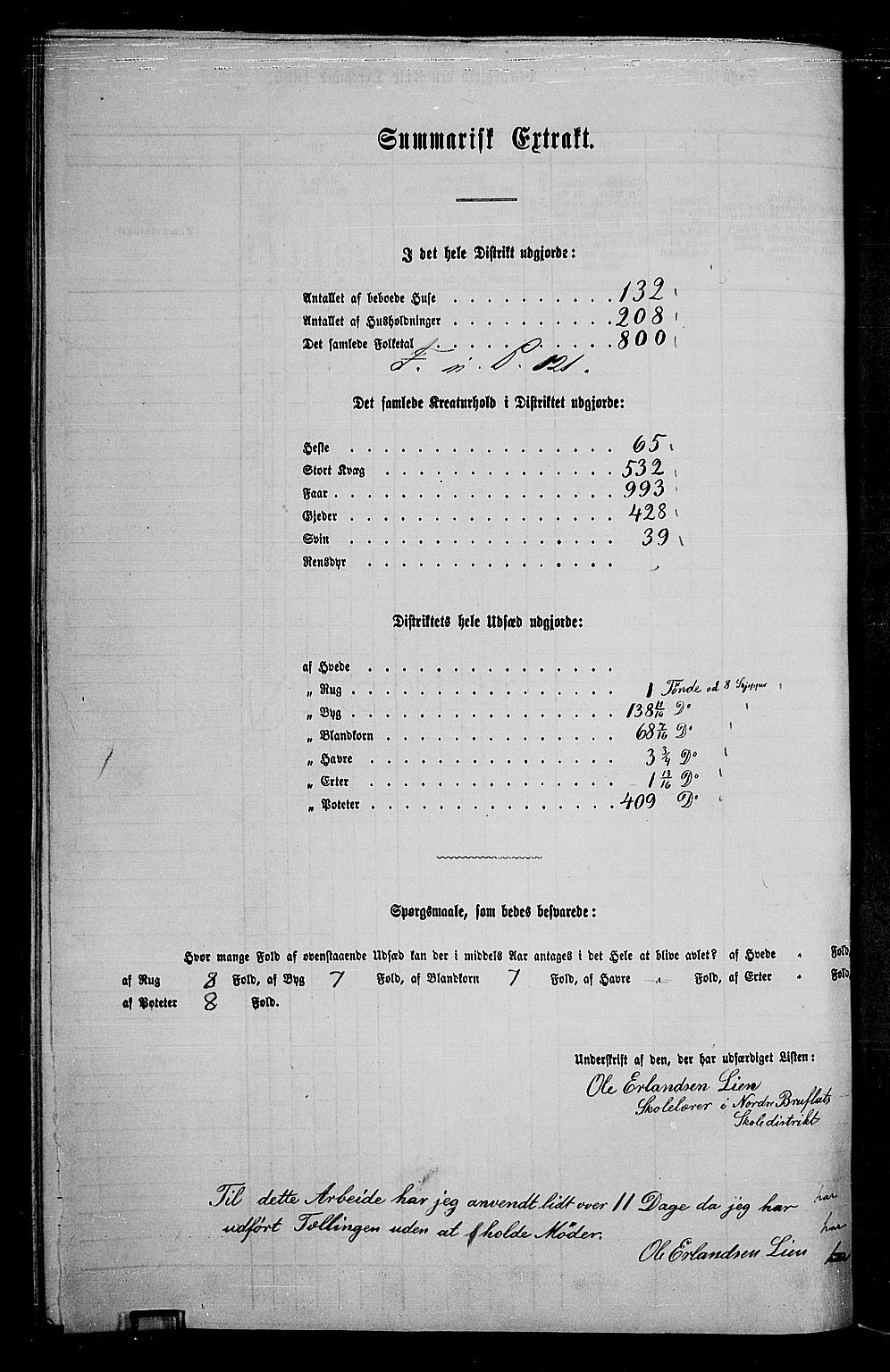 RA, Folketelling 1865 for 0540P Sør-Aurdal prestegjeld, 1865, s. 215