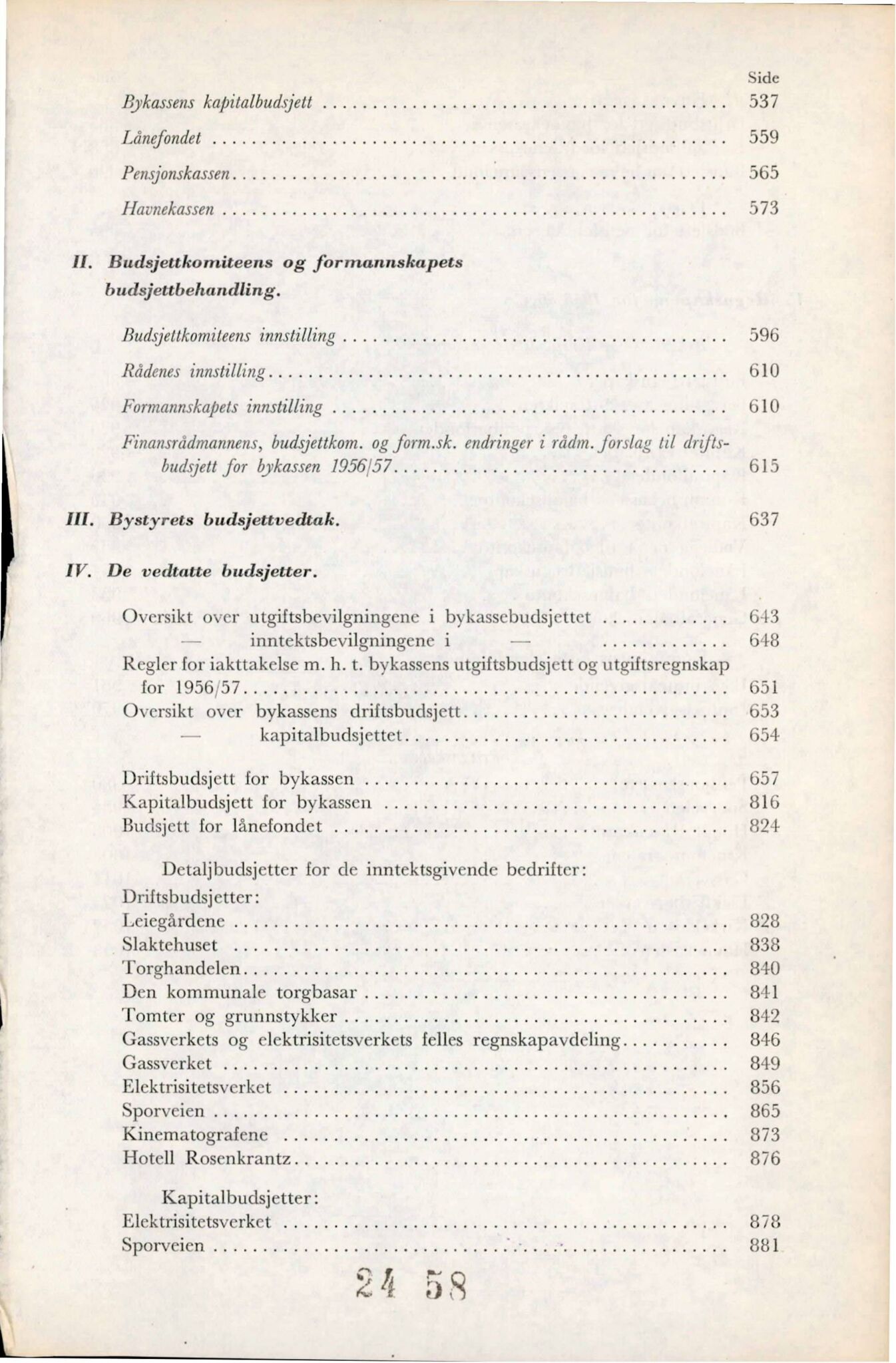 Bergen kommune. Formannskapet, BBA/A-0003/Ad/L0173: Bergens Kommuneforhandlinger, bind II, 1956