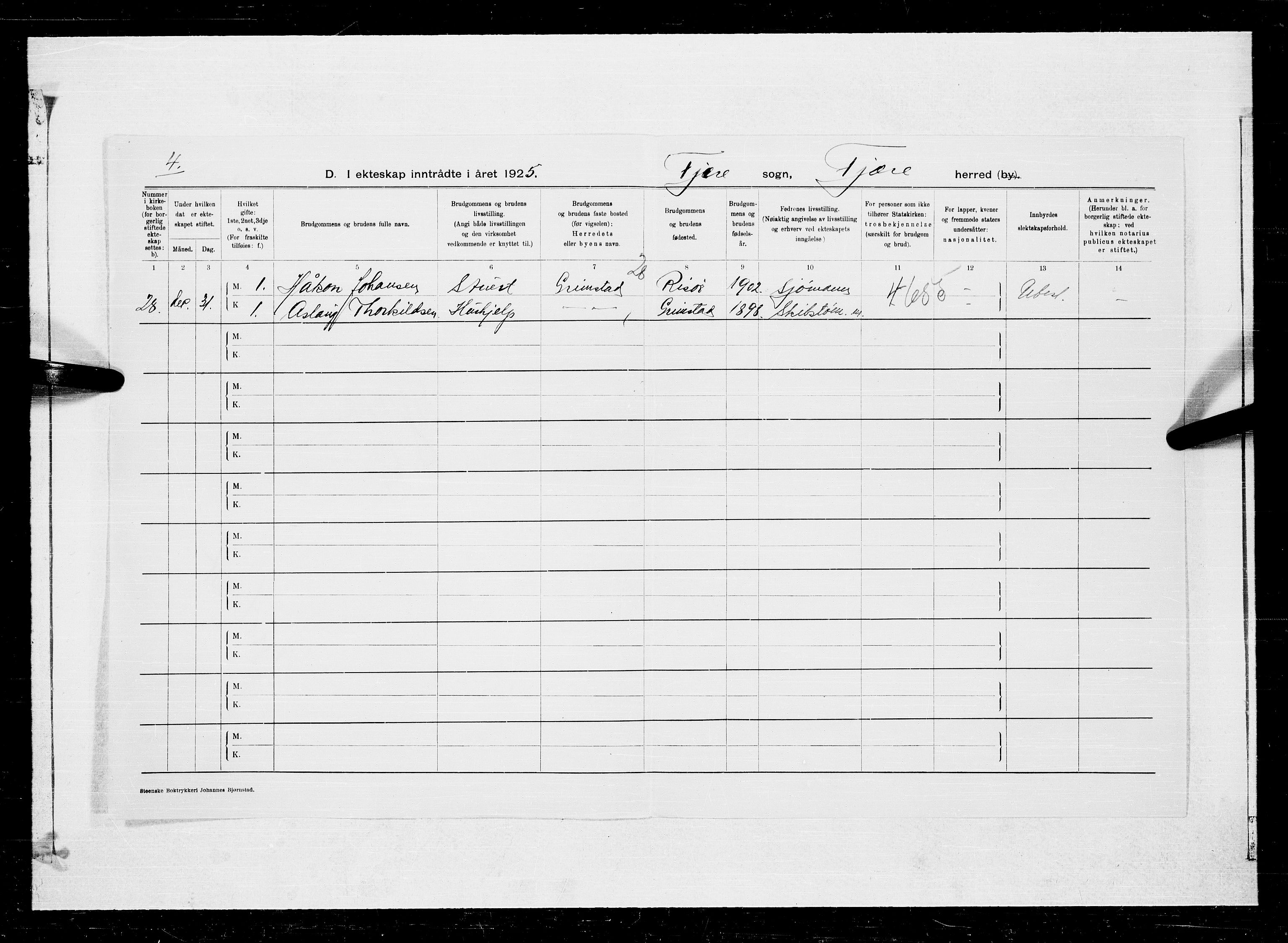 Fjære sokneprestkontor, AV/SAK-1111-0011/F/Fa/L0003: Ministerialbok nr. A 3.2, 1921-1933