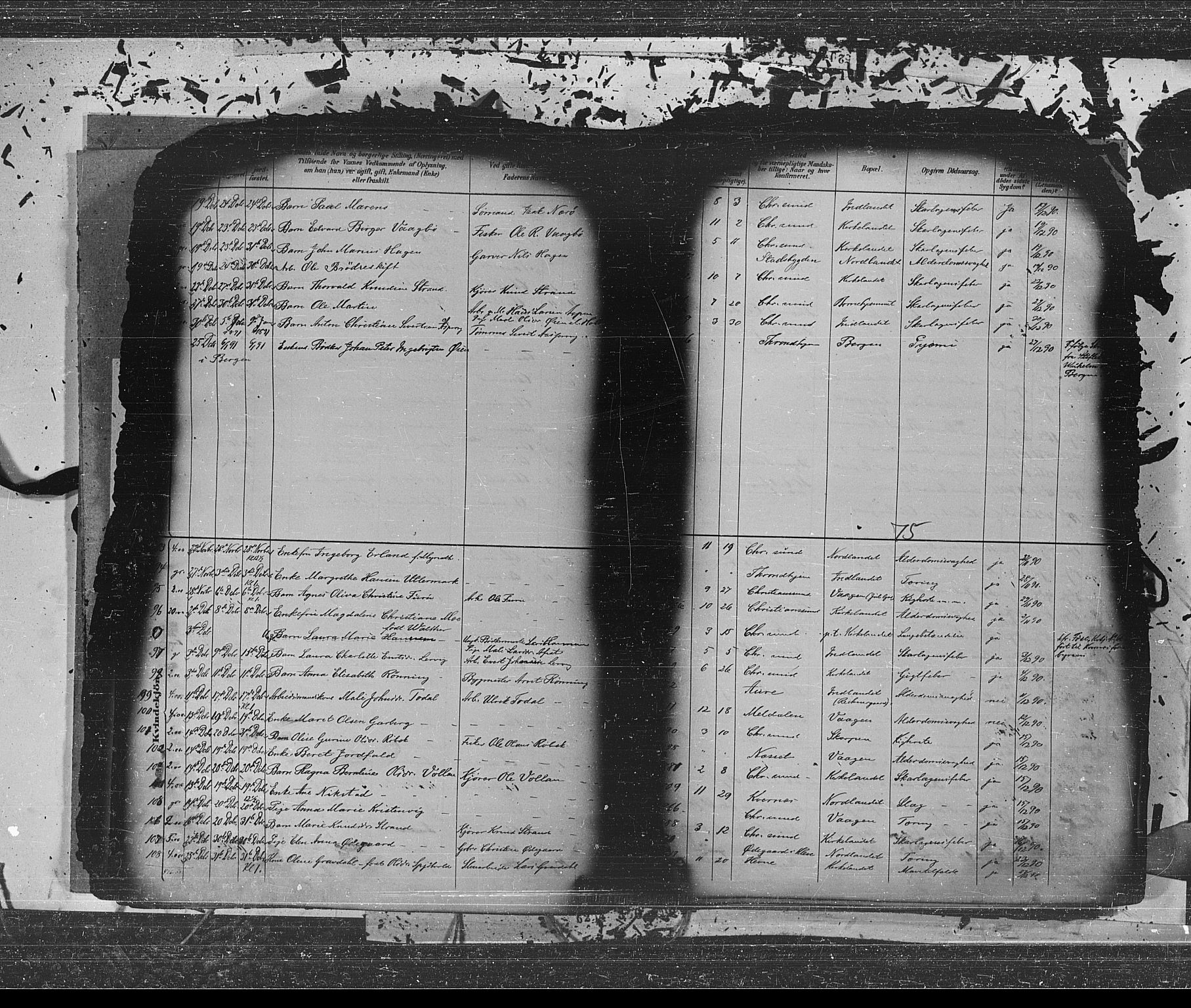 Ministerialprotokoller, klokkerbøker og fødselsregistre - Møre og Romsdal, SAT/A-1454/572/L0853: Ministerialbok nr. 572A16, 1880-1901, s. 75