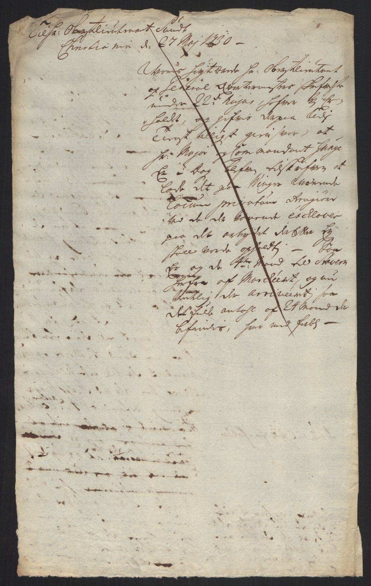 Kommanderende general (KG I) med Det norske krigsdirektorium, AV/RA-EA-5419/B/L0013: Kommanderende generals konsepter, 1730-1733, s. 51