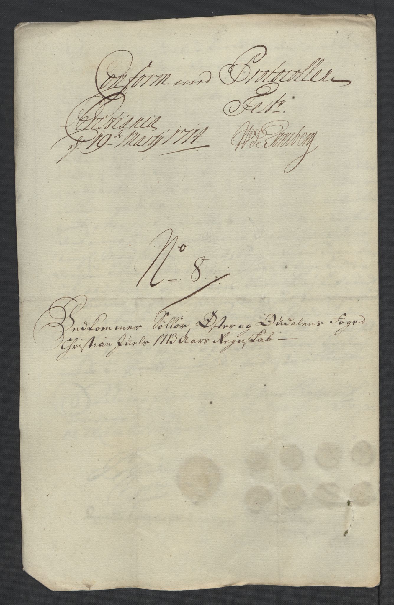 Rentekammeret inntil 1814, Reviderte regnskaper, Fogderegnskap, RA/EA-4092/R13/L0850: Fogderegnskap Solør, Odal og Østerdal, 1713, s. 183