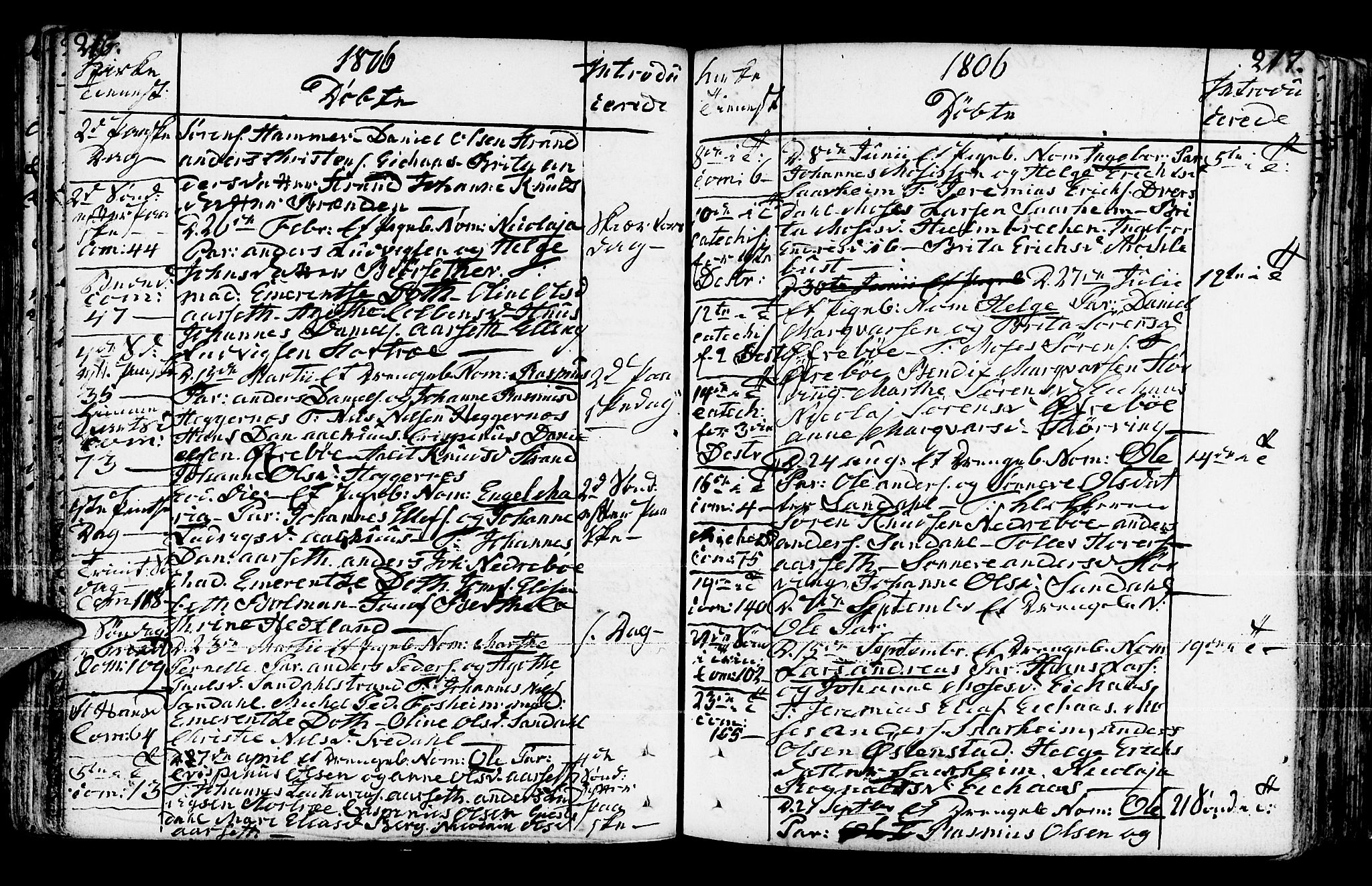 Jølster sokneprestembete, SAB/A-80701/H/Haa/Haaa/L0005: Ministerialbok nr. A 5, 1790-1821, s. 216-217