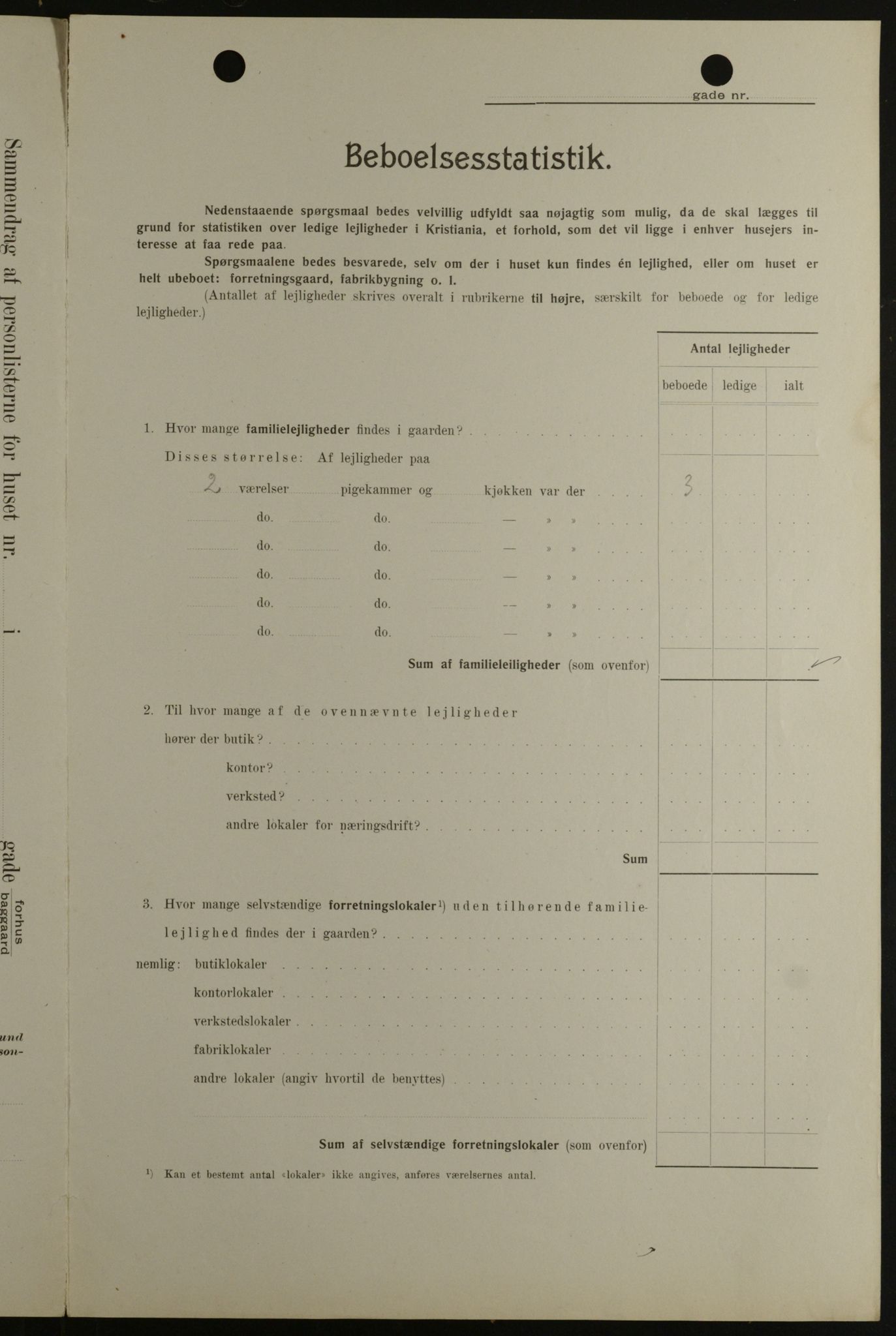 OBA, Kommunal folketelling 1.2.1908 for Kristiania kjøpstad, 1908, s. 20856