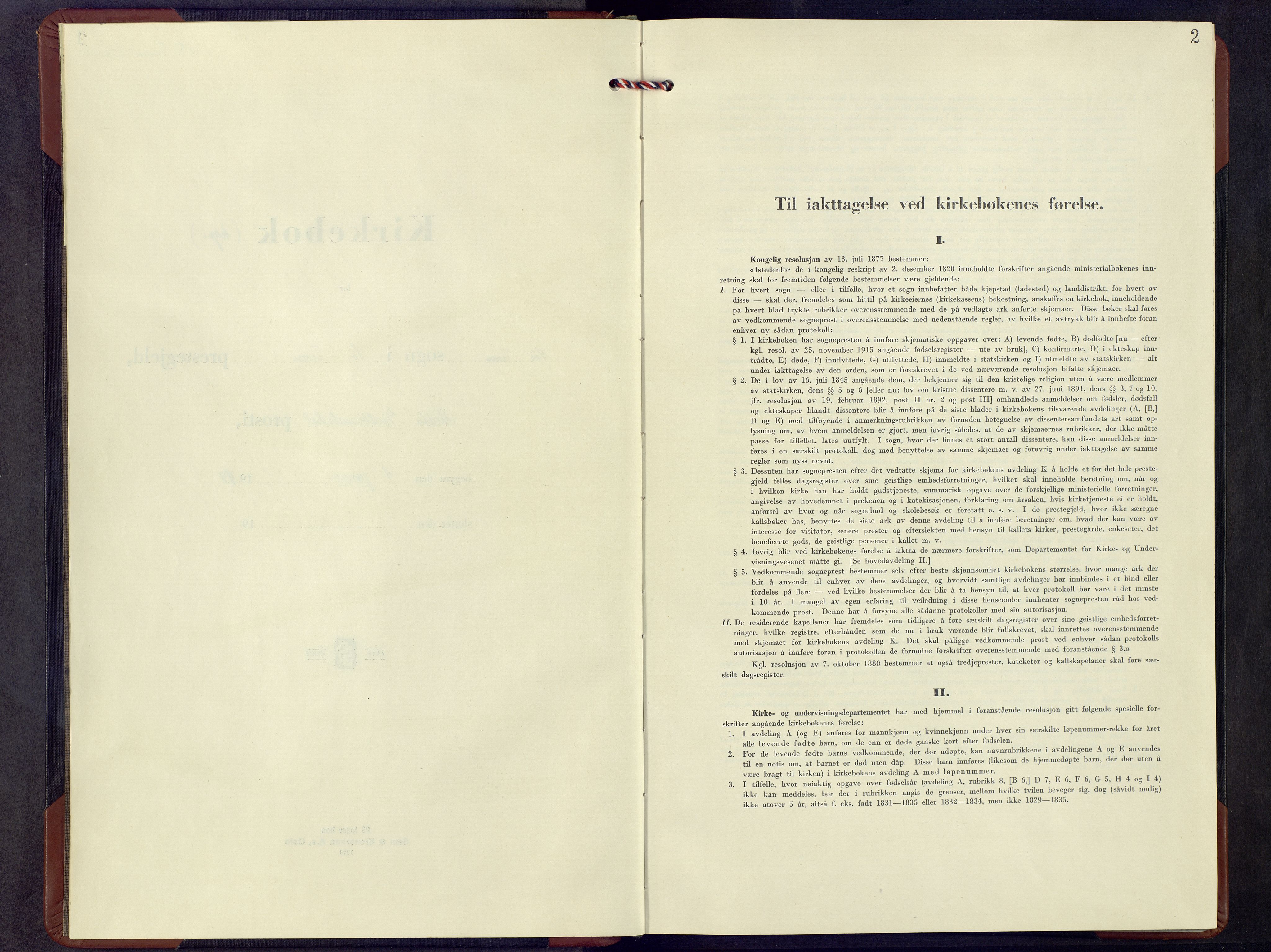 Sør-Fron prestekontor, AV/SAH-PREST-010/H/Ha/Hab/L0007: Klokkerbok nr. 7, 1949-1962, s. 2