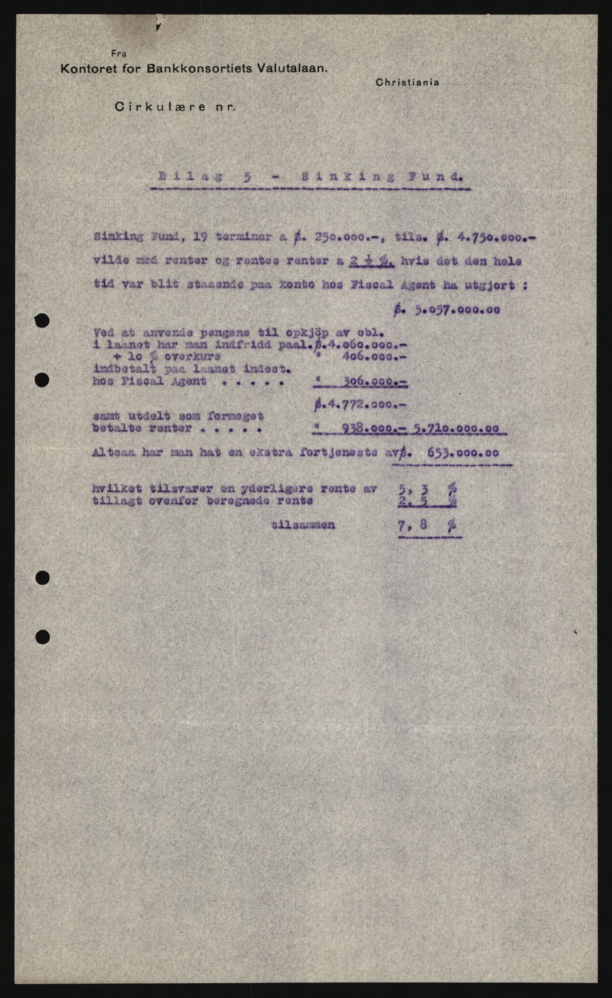 Norges Bank, Statistisk avdeling, AV/RA-S-4063/D/L0172: Sakarkiv, 1920-1954, s. 1040