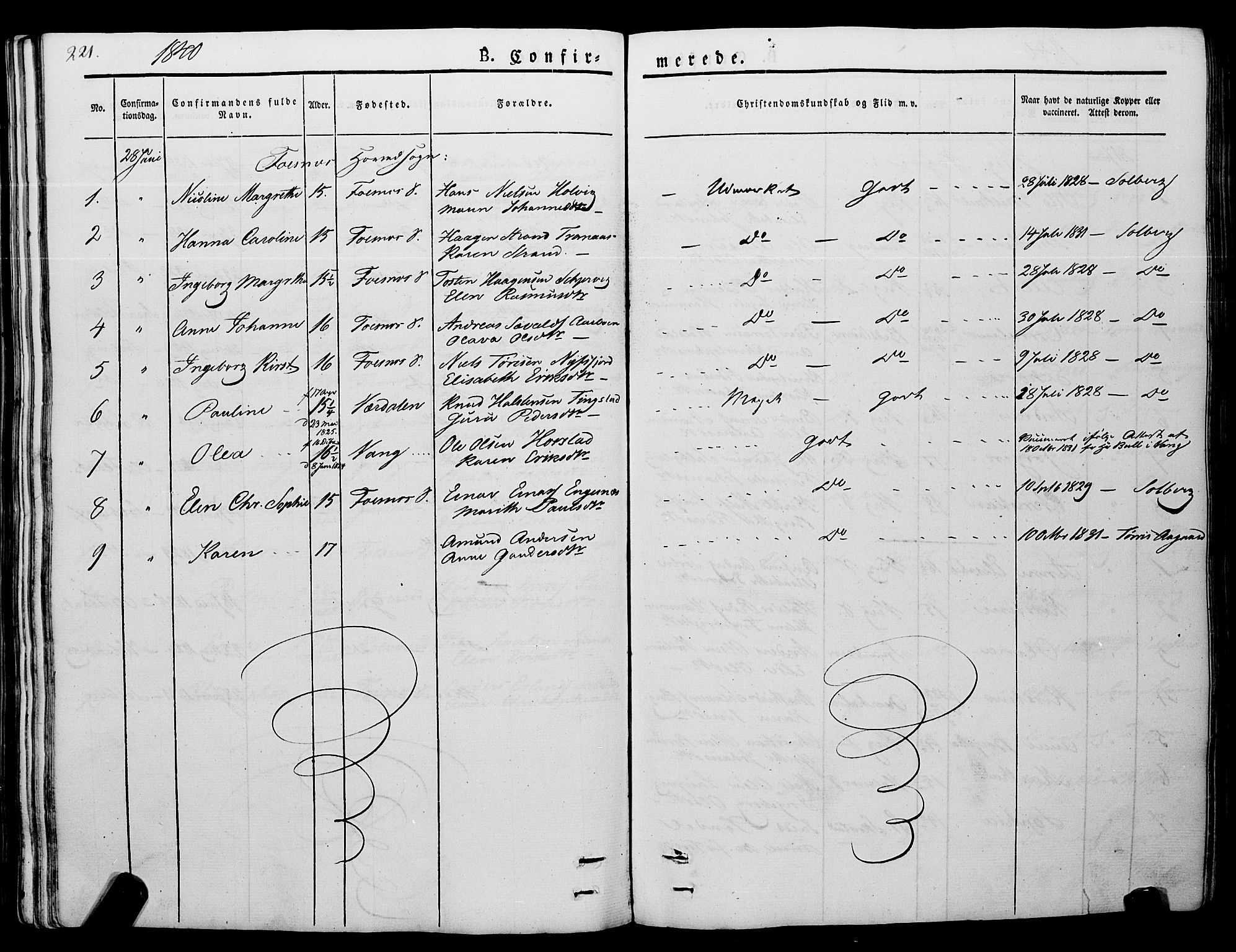 Ministerialprotokoller, klokkerbøker og fødselsregistre - Nord-Trøndelag, SAT/A-1458/773/L0614: Ministerialbok nr. 773A05, 1831-1856, s. 221
