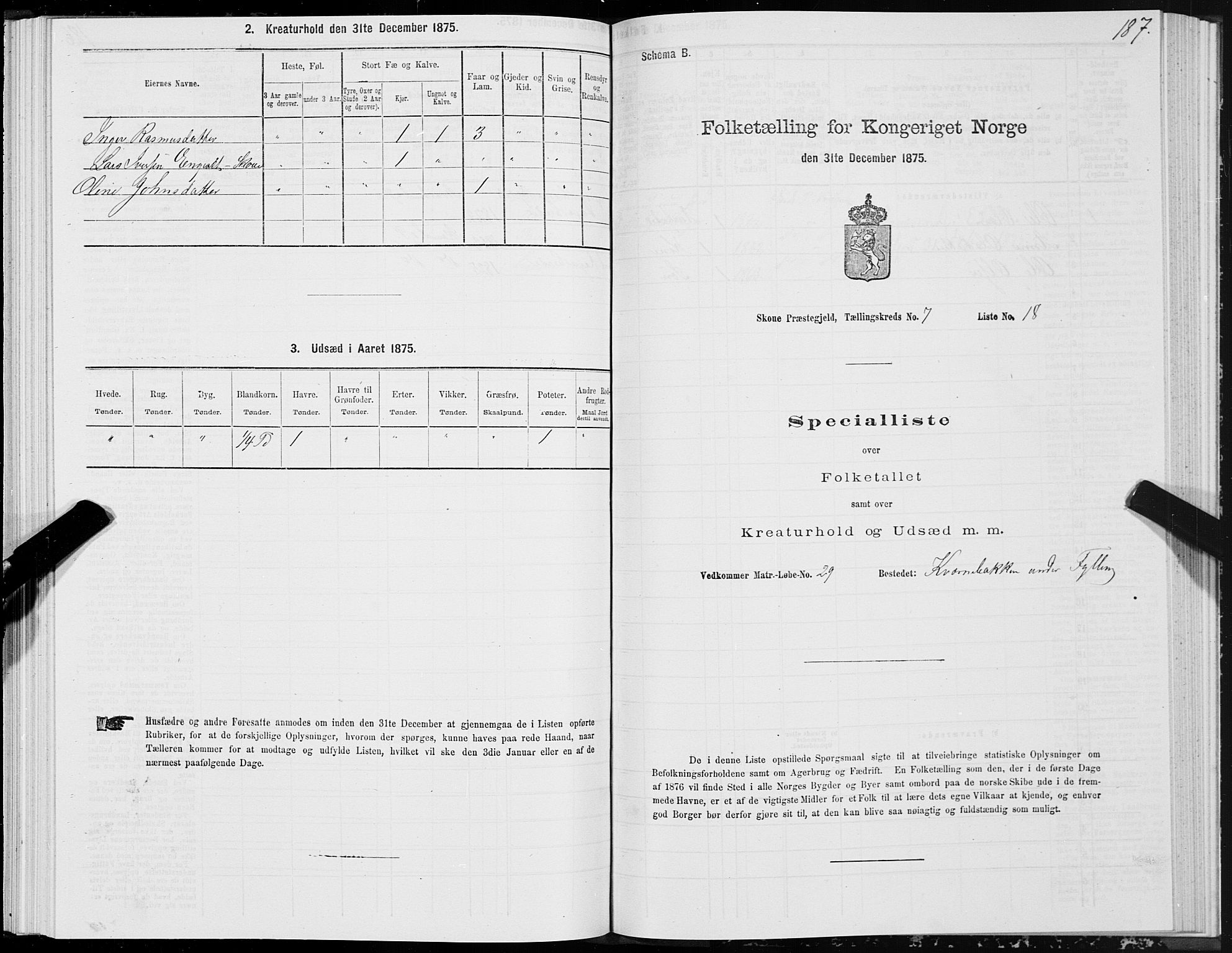 SAT, Folketelling 1875 for 1529P Skodje prestegjeld, 1875, s. 2187