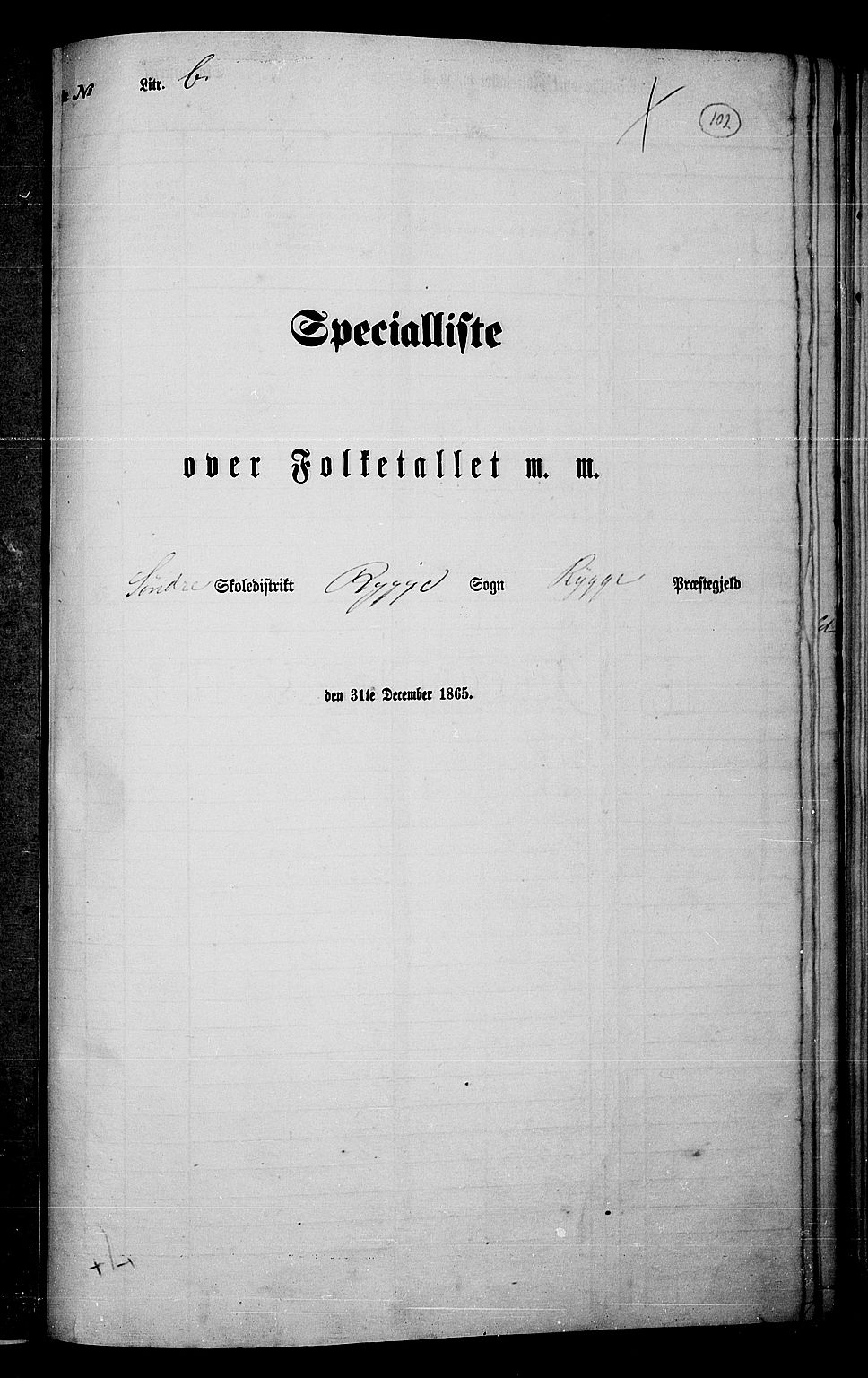 RA, Folketelling 1865 for 0136P Rygge prestegjeld, 1865, s. 45