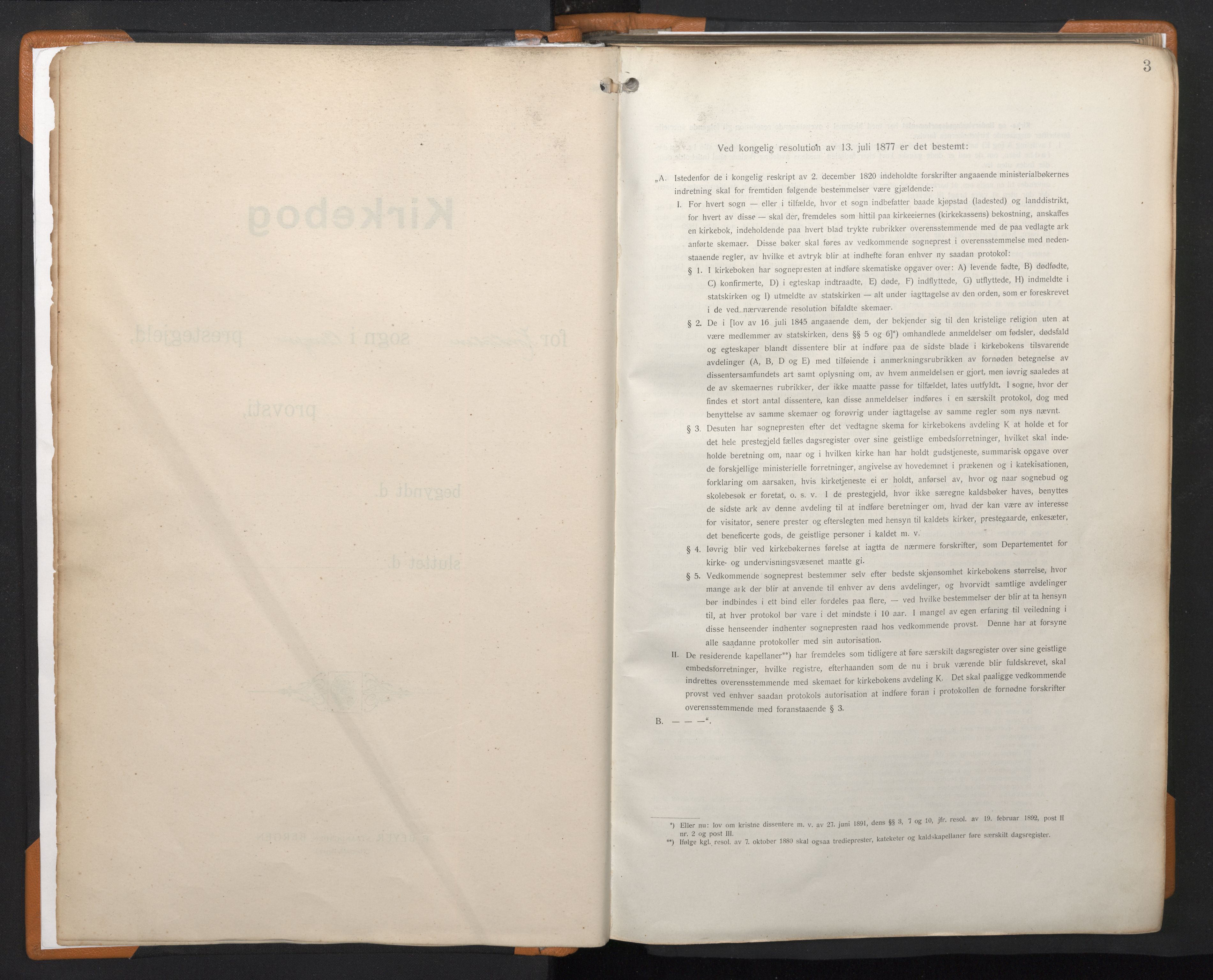 Korskirken sokneprestembete, AV/SAB-A-76101/H/Haa/L0048: Ministerialbok nr. E 6, 1910-1960, s. 2b-3a