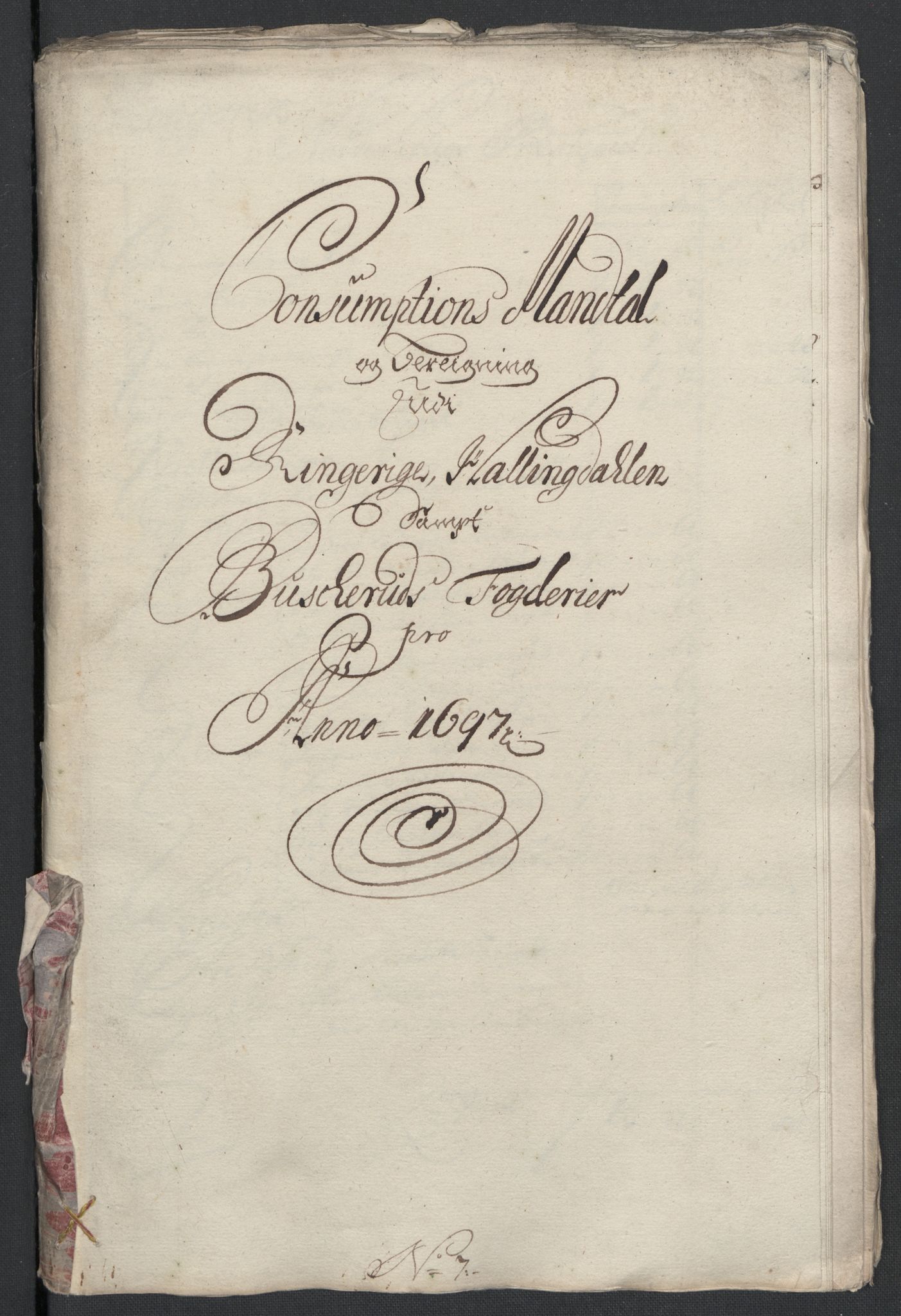 Rentekammeret inntil 1814, Reviderte regnskaper, Fogderegnskap, AV/RA-EA-4092/R22/L1454: Fogderegnskap Ringerike, Hallingdal og Buskerud, 1697, s. 256