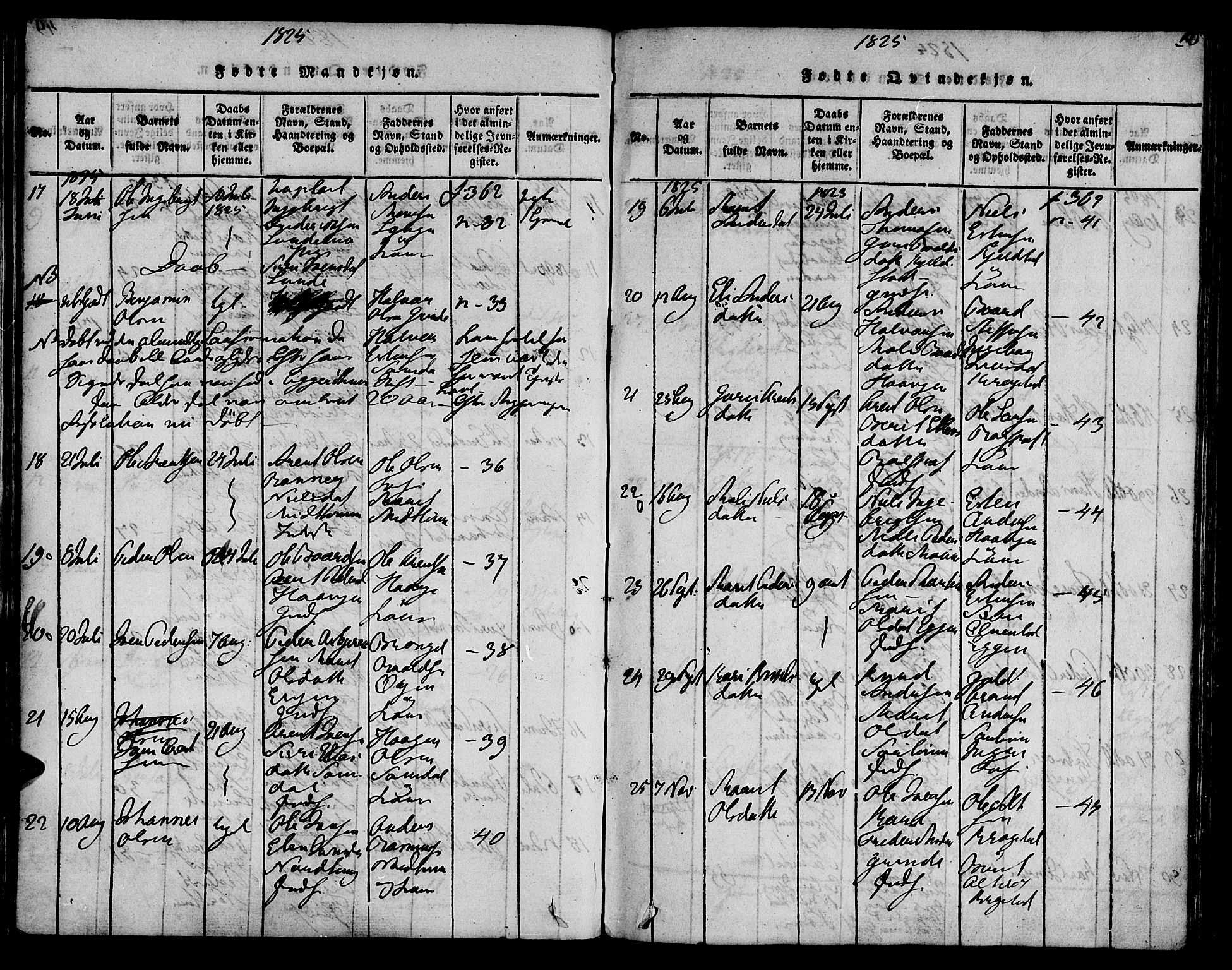 Ministerialprotokoller, klokkerbøker og fødselsregistre - Sør-Trøndelag, SAT/A-1456/692/L1102: Ministerialbok nr. 692A02, 1816-1842, s. 50
