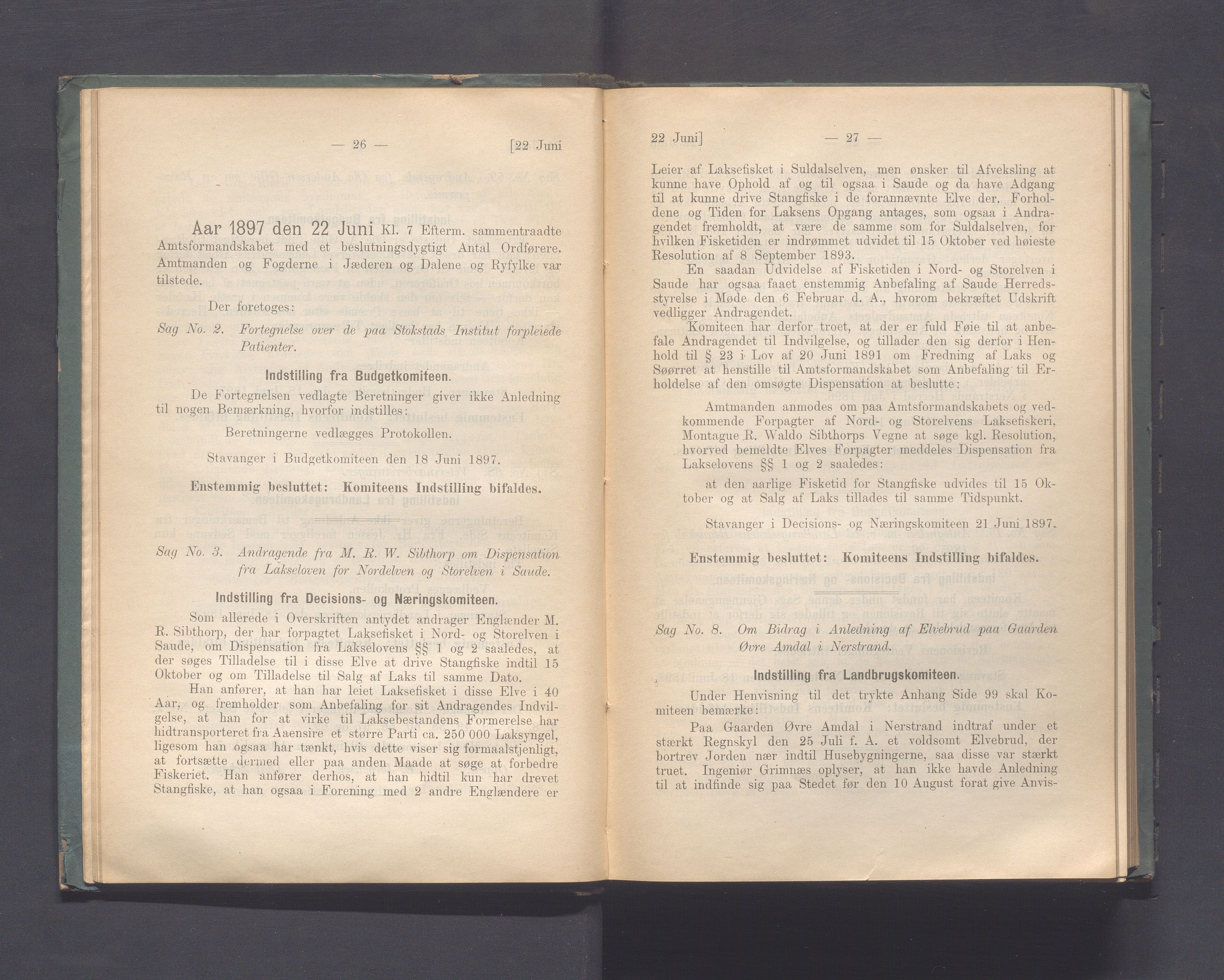 Rogaland fylkeskommune - Fylkesrådmannen , IKAR/A-900/A, 1897, s. 20
