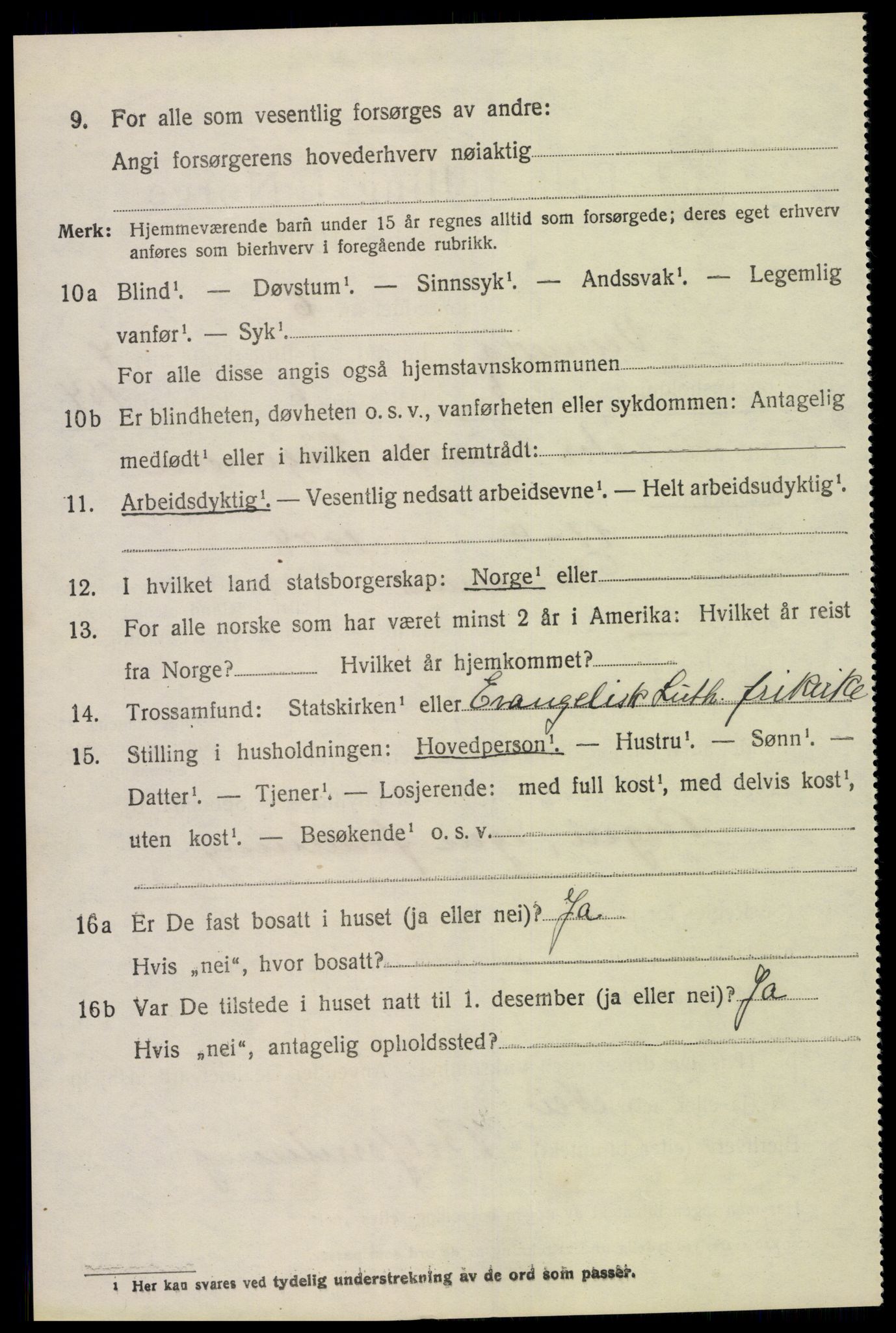SAK, Folketelling 1920 for 1014 Vennesla herred, 1920, s. 4807