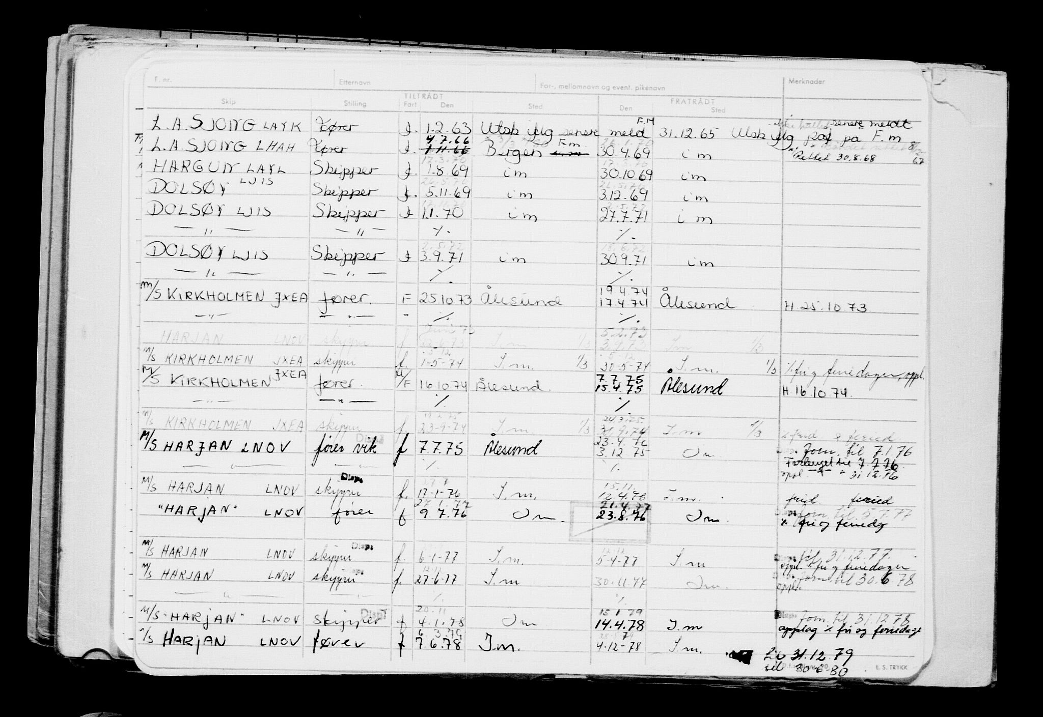 Direktoratet for sjømenn, AV/RA-S-3545/G/Gb/L0223: Hovedkort, 1923, s. 719