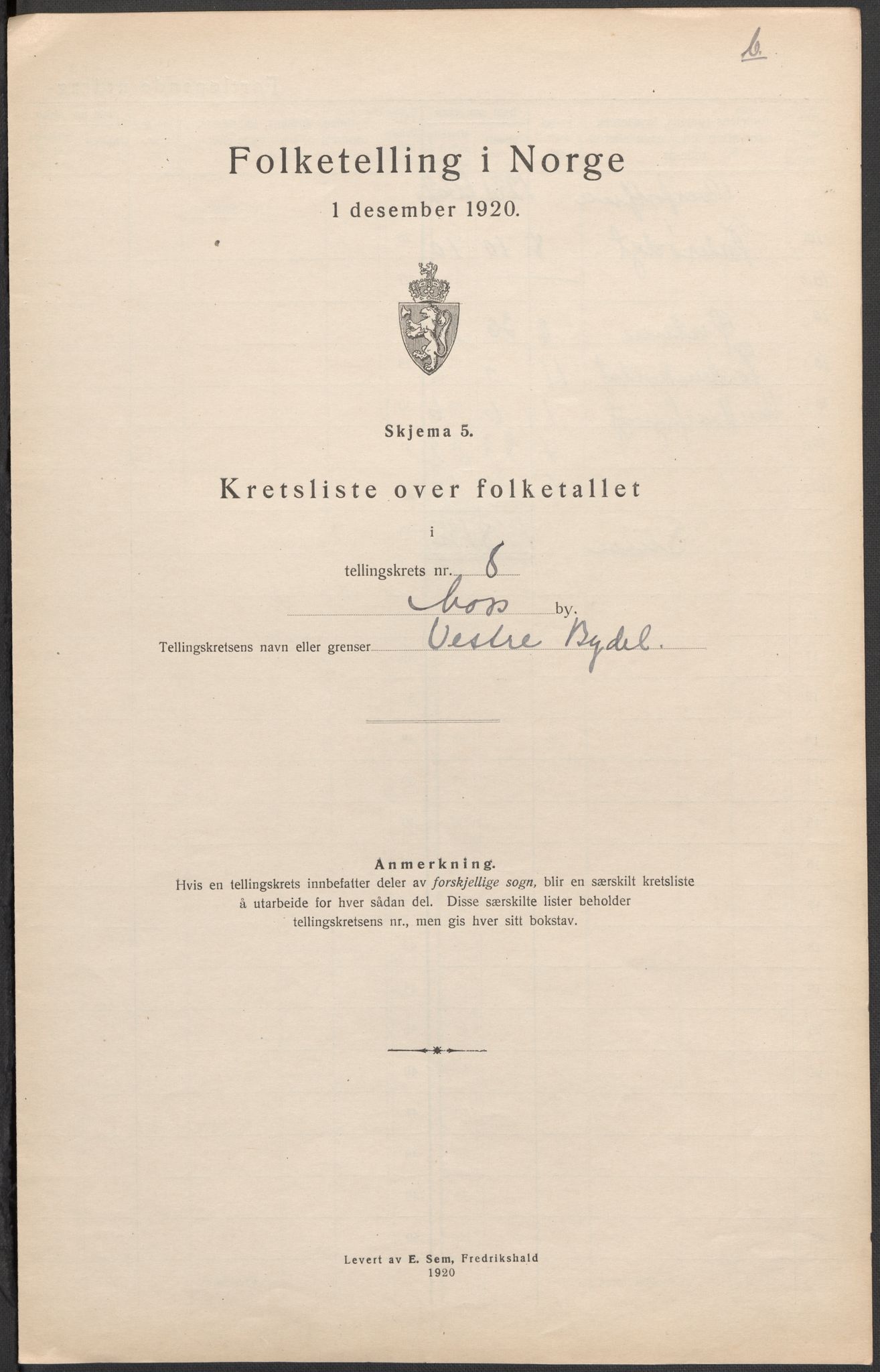 SAO, Folketelling 1920 for 0104 Moss kjøpstad, 1920, s. 42