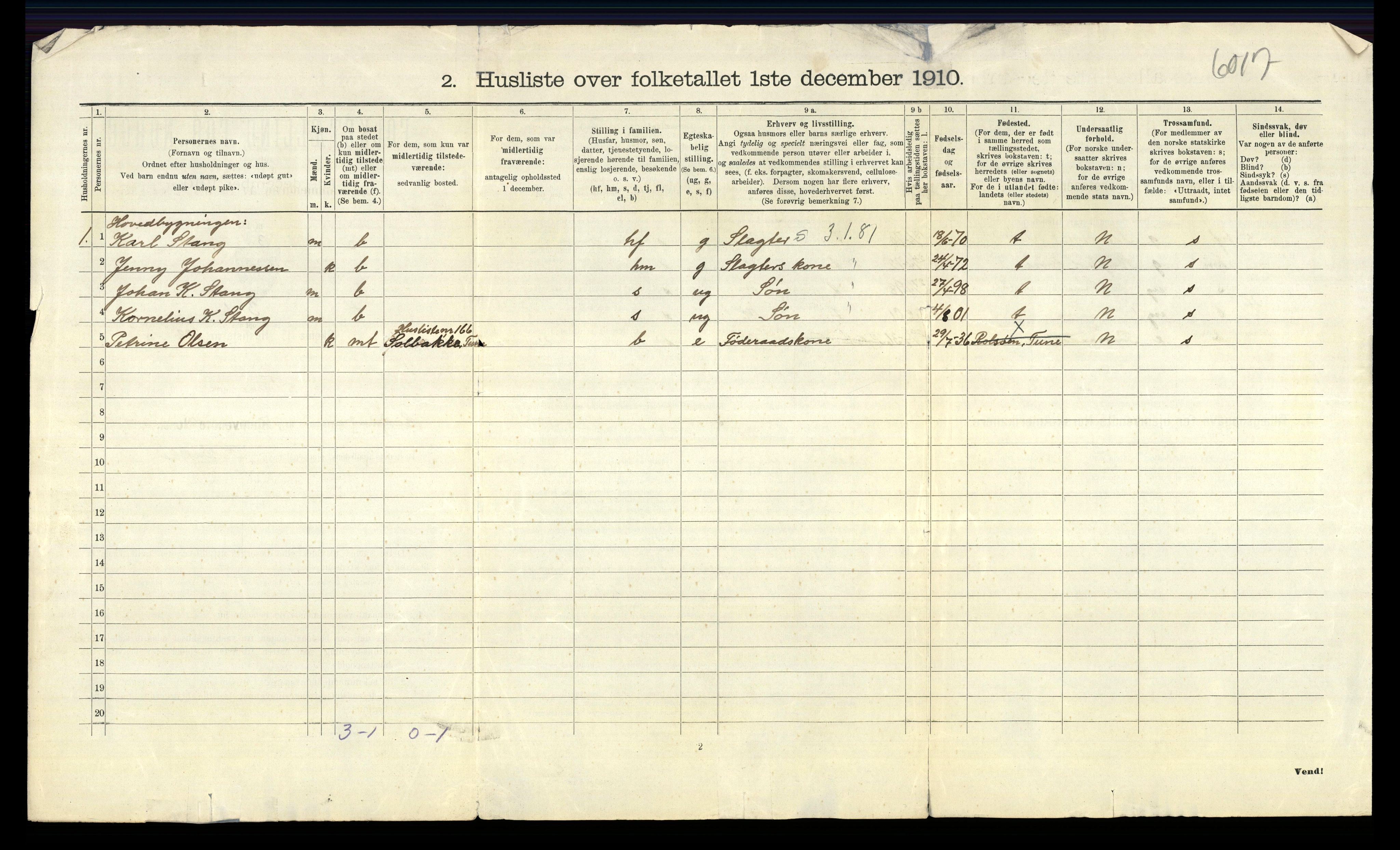 RA, Folketelling 1910 for 0130 Tune herred, 1910, s. 1813